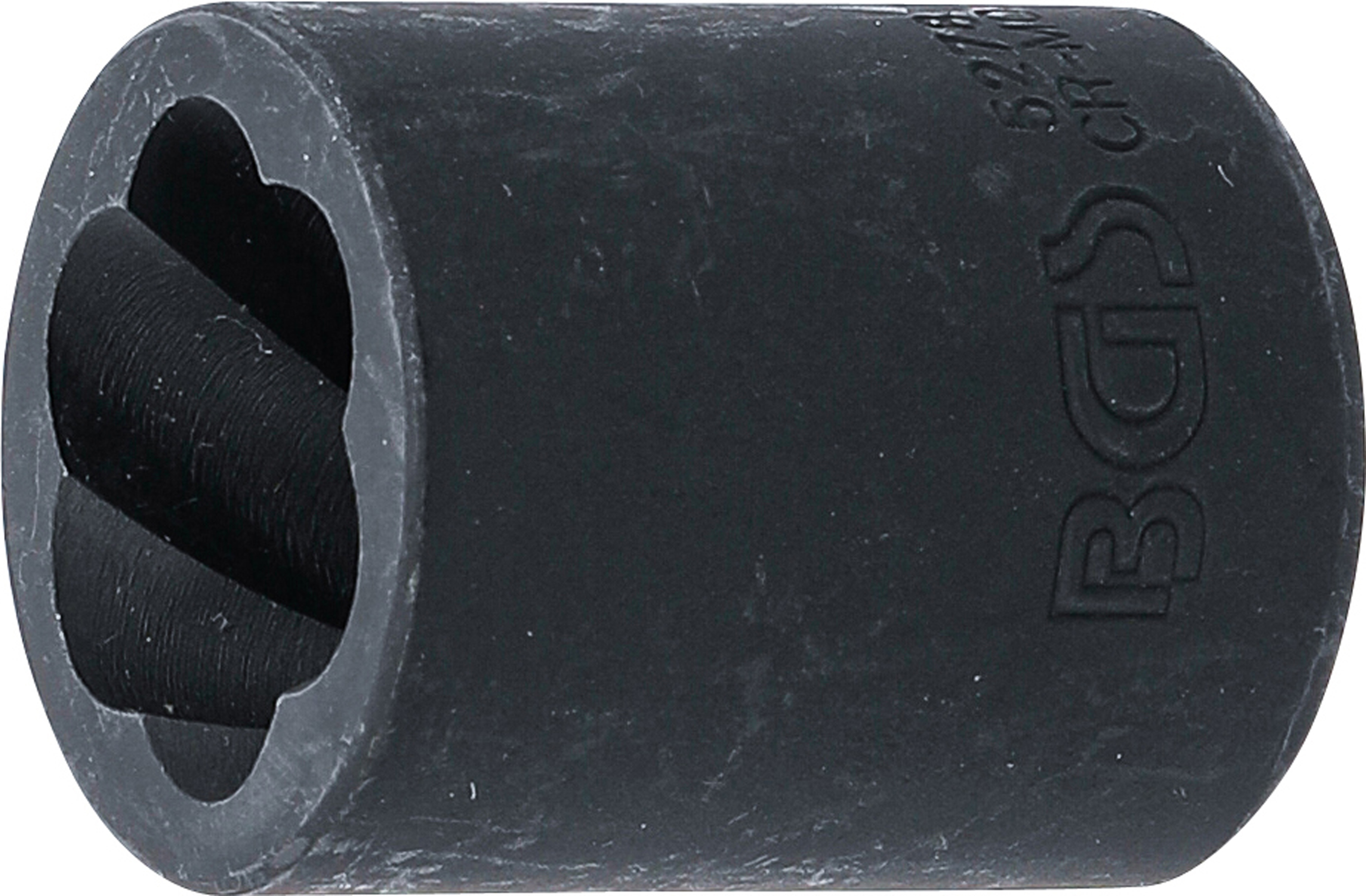 BGS Spiral-Profil-Steckschlüssel-Einsatz / Schraubenausdreher | Antrieb Innenvierkant 10 mm (3/8") | SW 18 mm