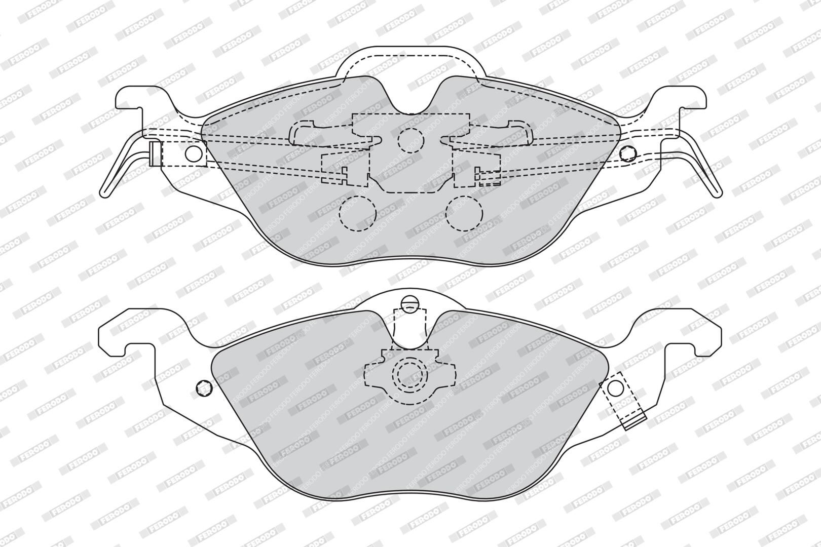 Bremsbelagsatz, Scheibenbremse