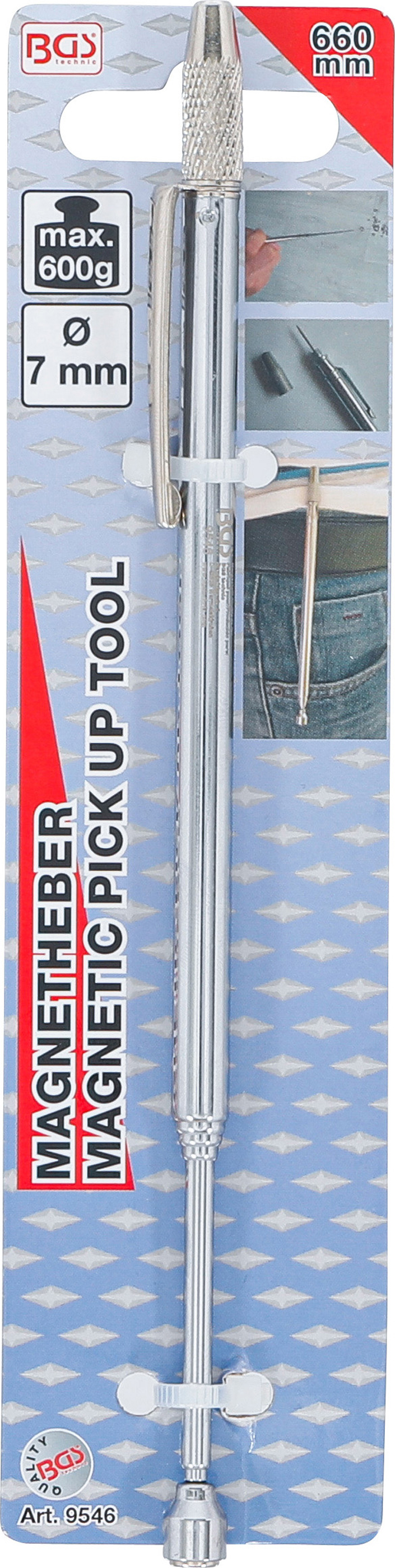 BGS Magnetheber | 660 mm | Zugkraft 0,6 kg