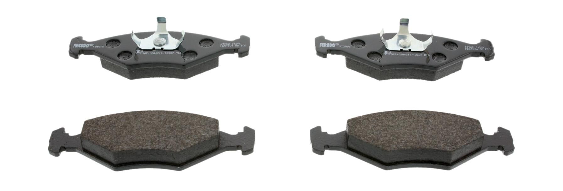 Bremsbelagsatz, Scheibenbremse