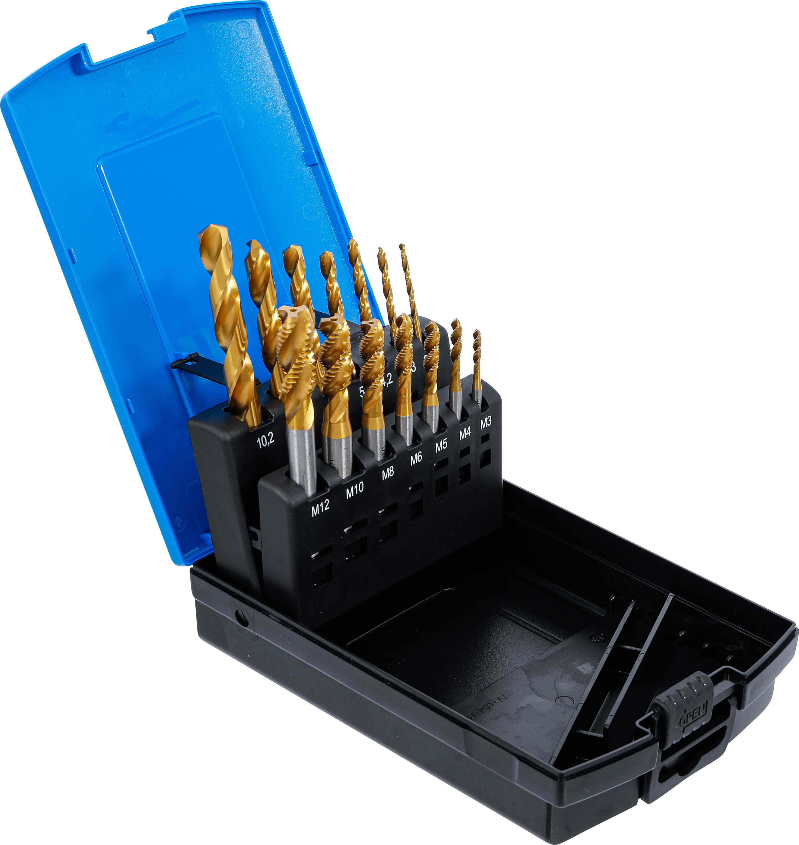 BGS Spiralbohrer-/Gewindebohrer-Satz | 14-tlg.