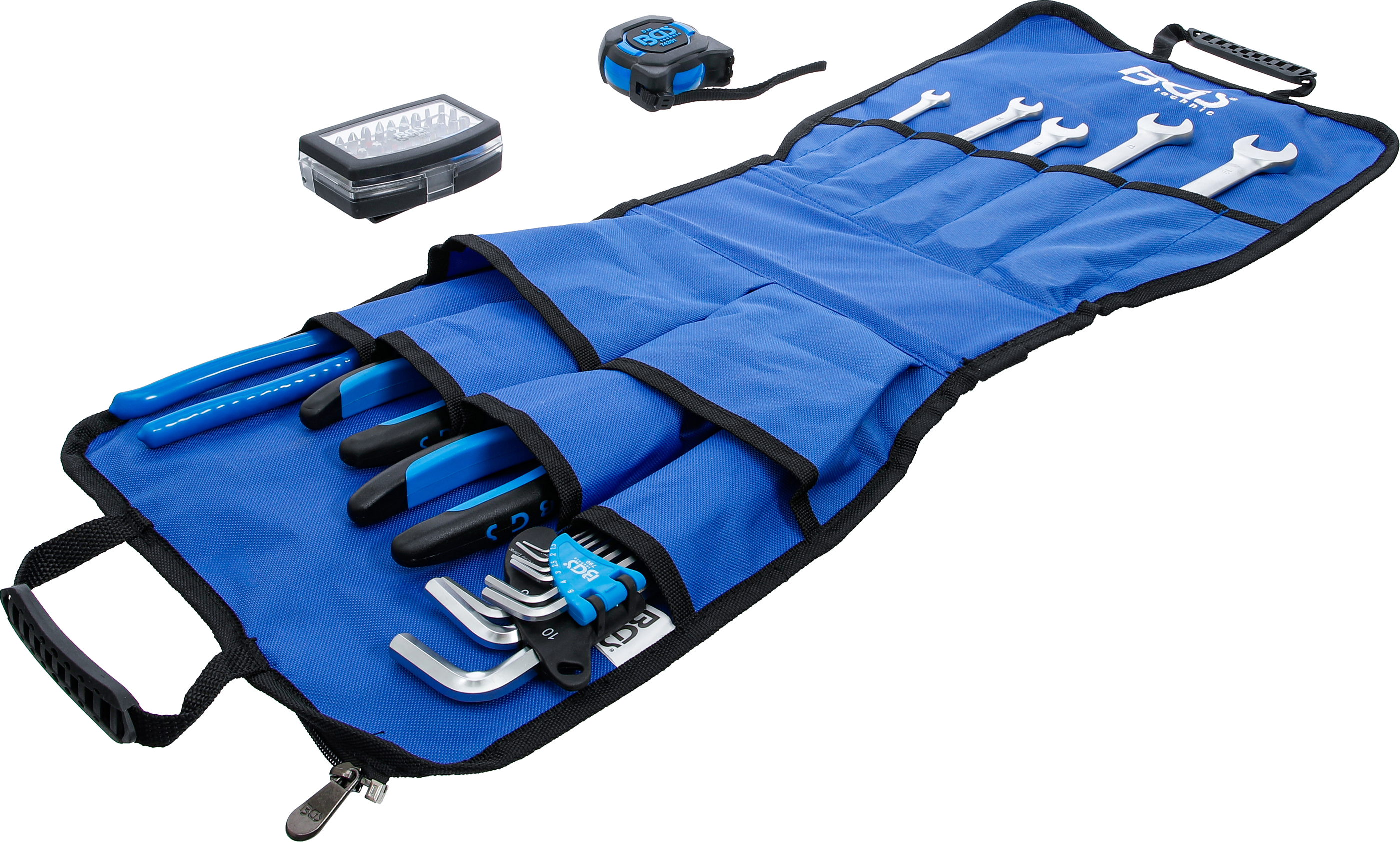 BGS Werkzeugrucksack | mit Teleskopgriff, fahrbar | 66-tlg.