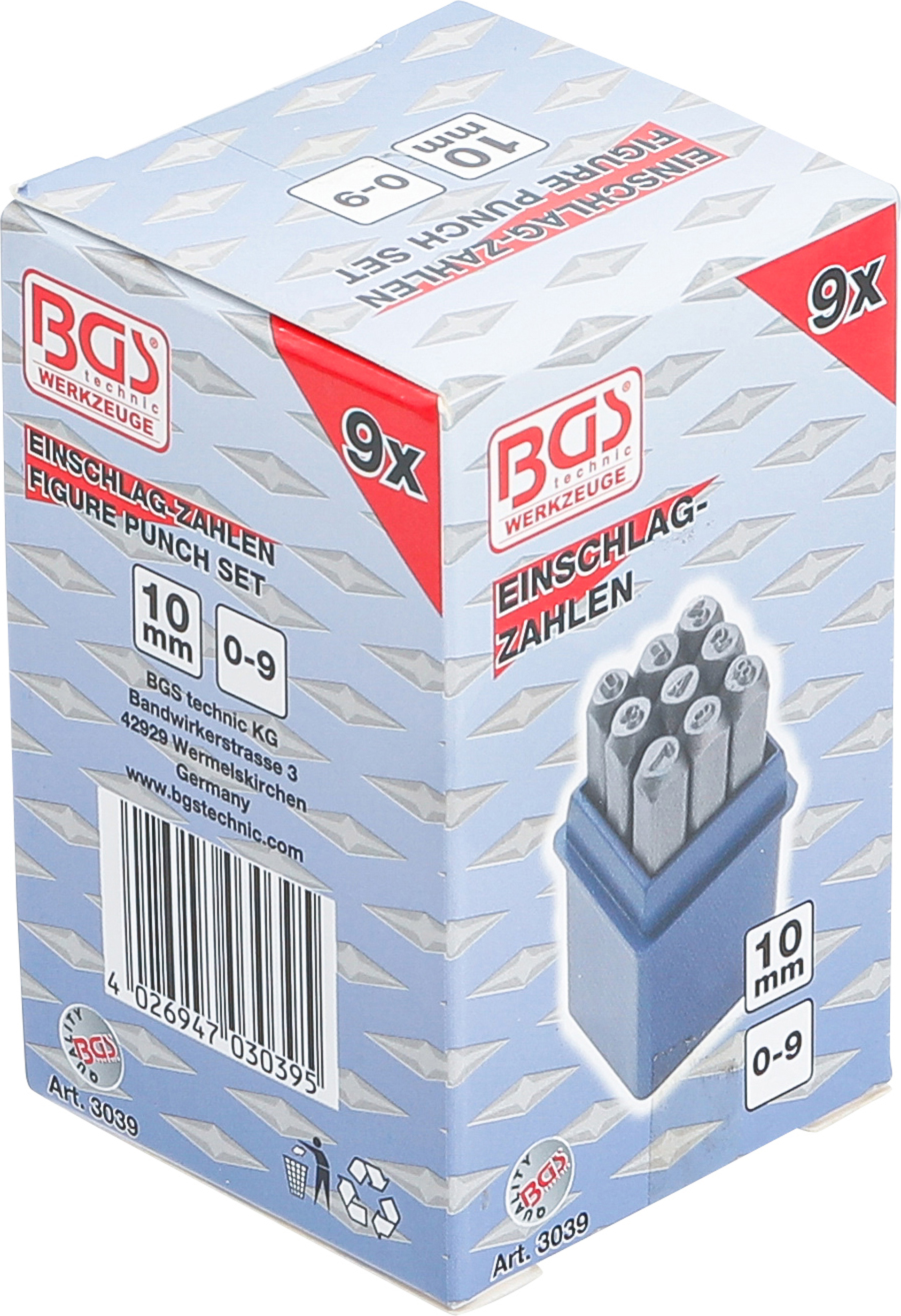 BGS Einschlagzahlen | 10 mm BGS Einschlagzahlen | 10 mm