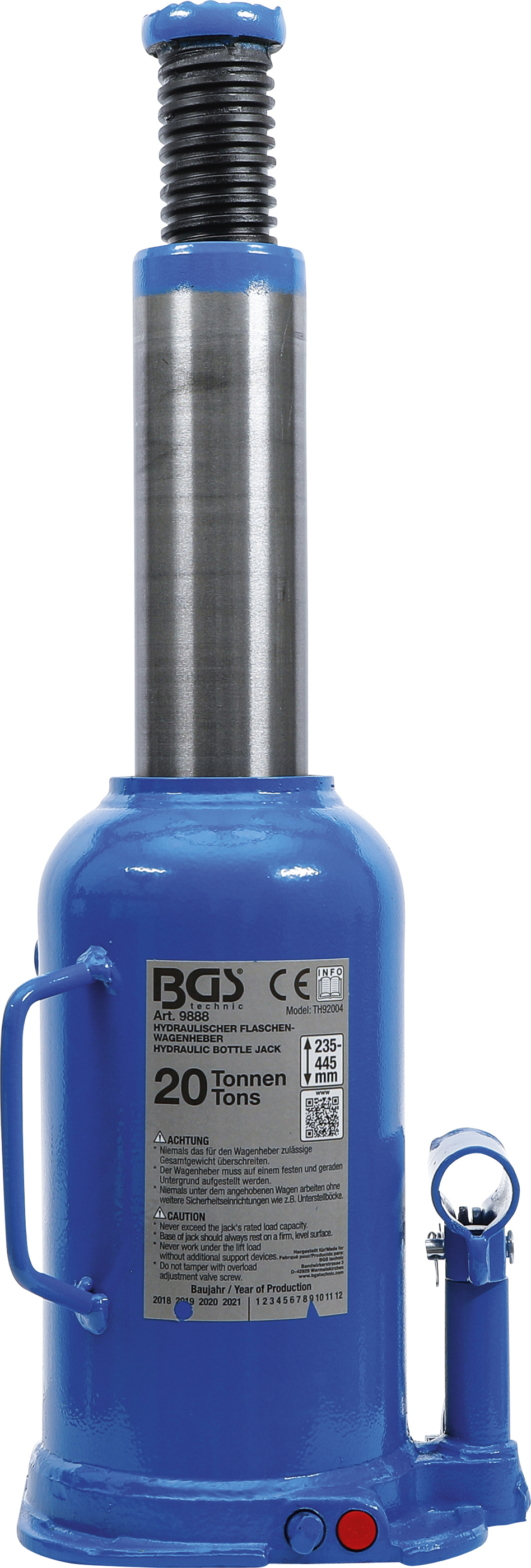 BGS Hydraulischer Flaschen-Wagenheber | 20 t