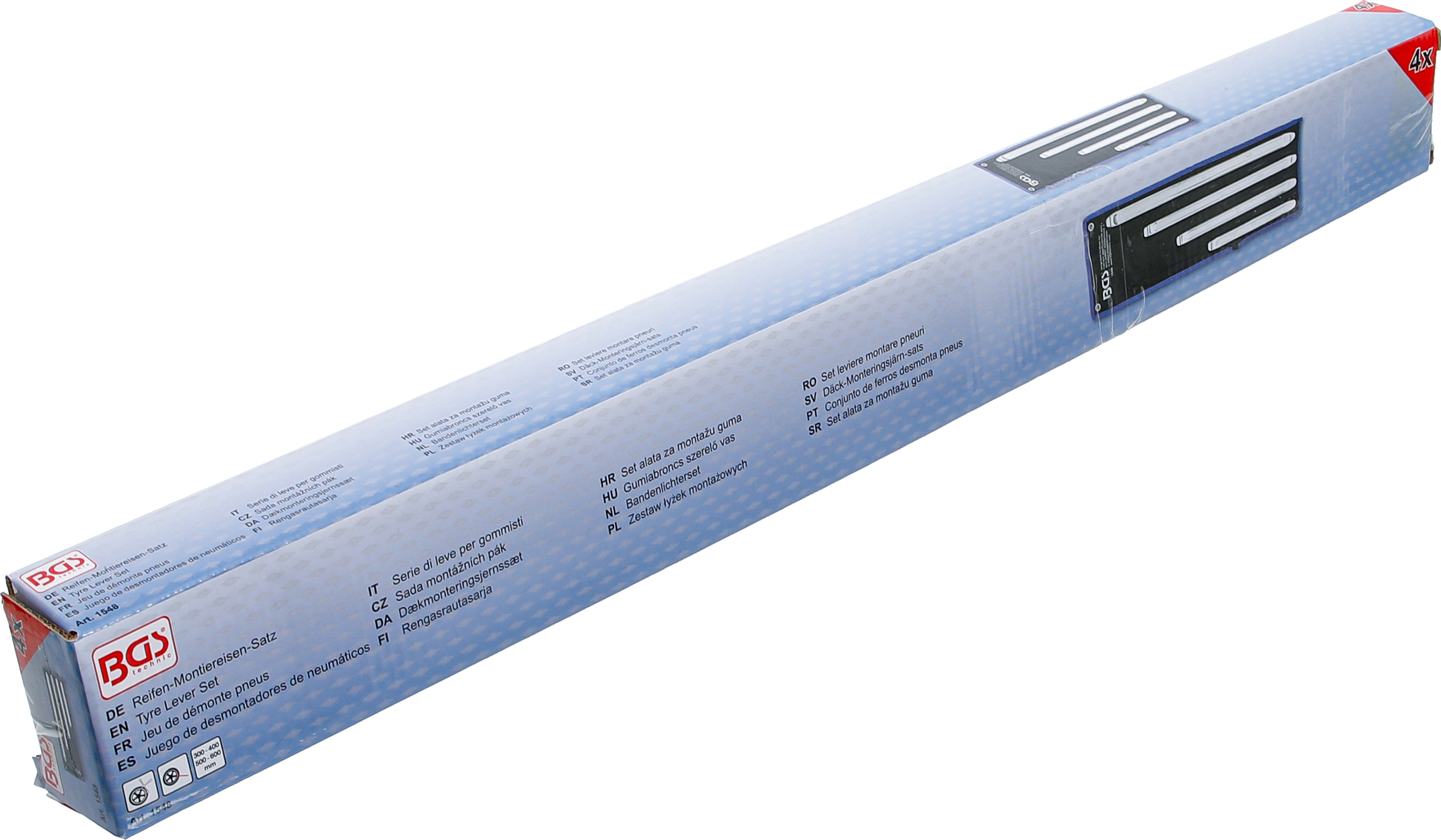 BGS Reifen-Montiereisen-Satz | 300 - 400 - 500 - 600 mm | 4-tlg.