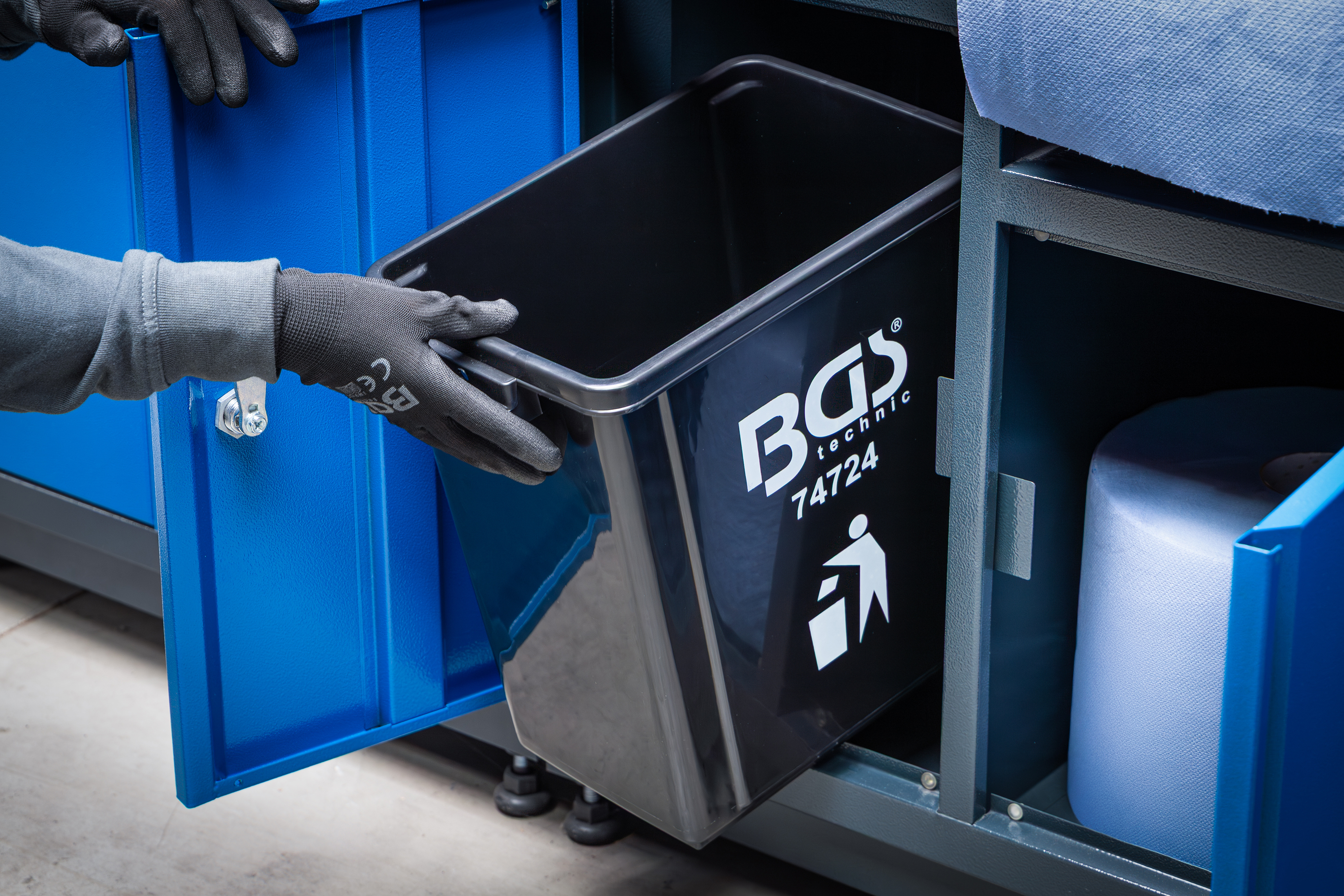 BGS Mülleimer | 340 x 220 x 350 mm | für Schrankwand-System