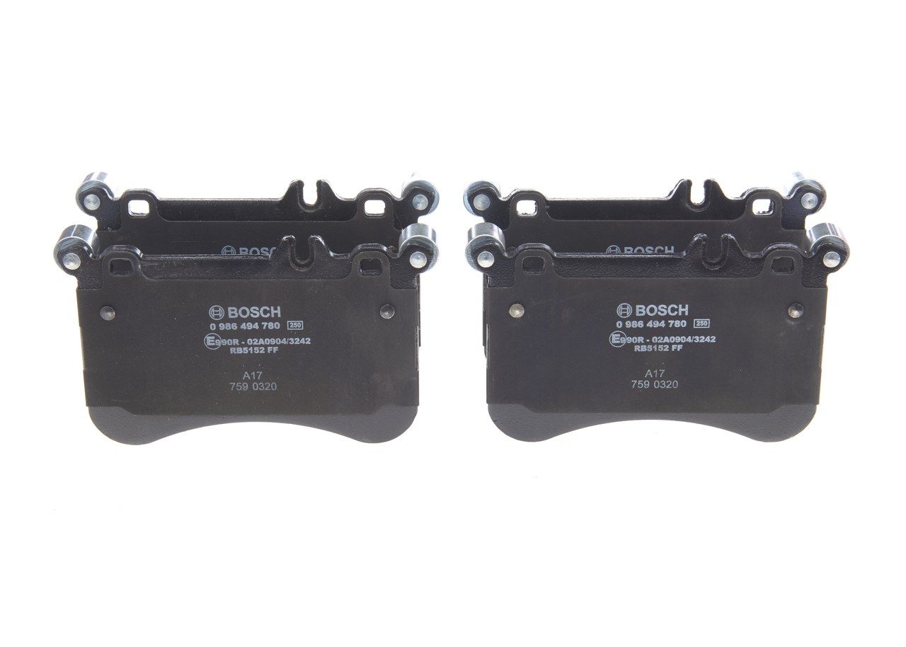 Bremsbelagsatz, Scheibenbremse