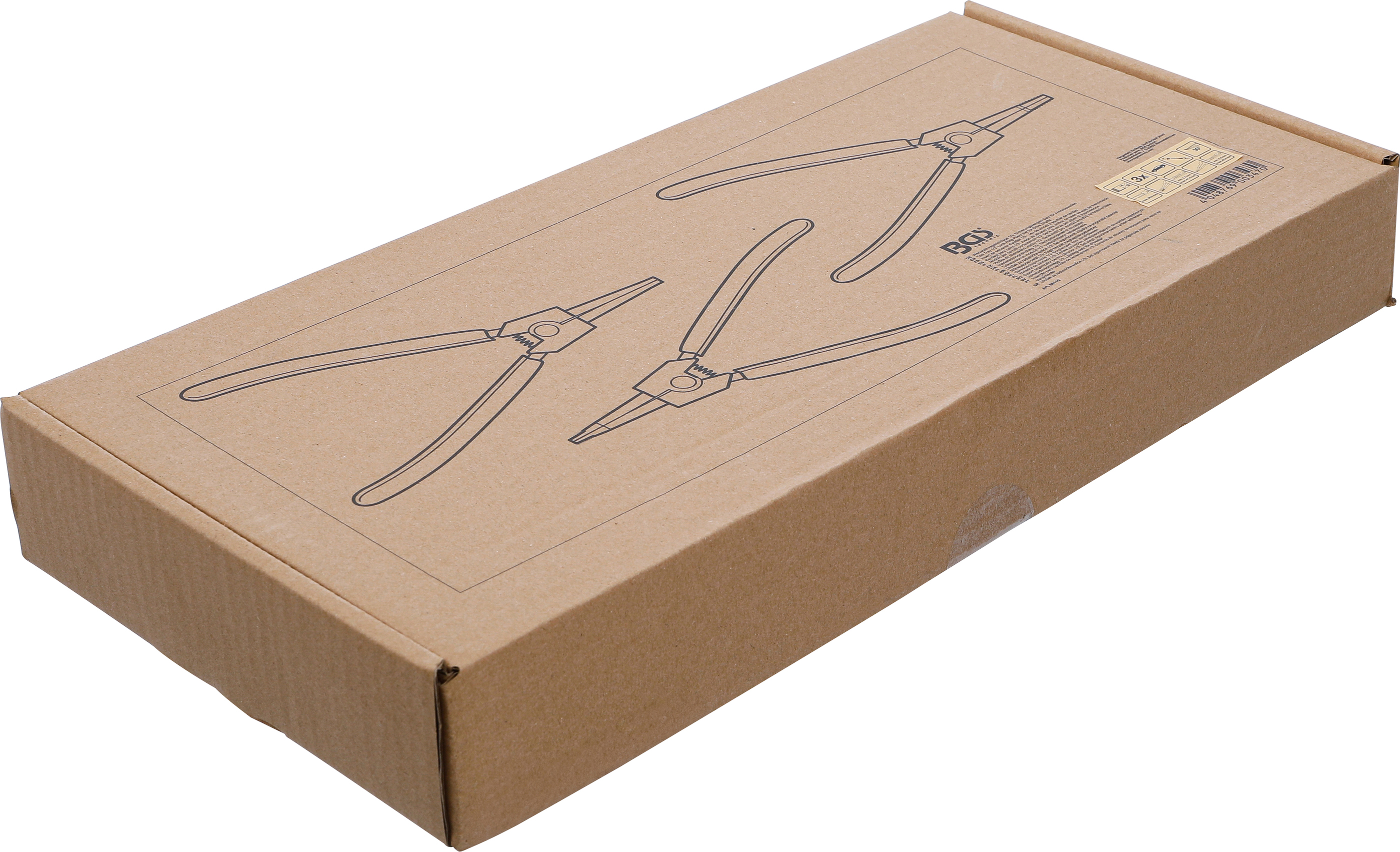 BGS Werkstattwageneinlage 1/3: Sicherungszangen-Satz für Antriebswellen | 3-tlg.