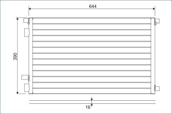 Kondensator, Klimaanlage