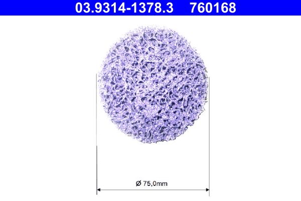 Reinigungsscheibe, Reinigungsset-Radnabe