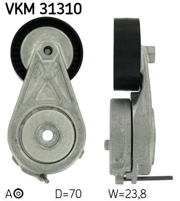 Riemenspanner, Keilrippenriemen