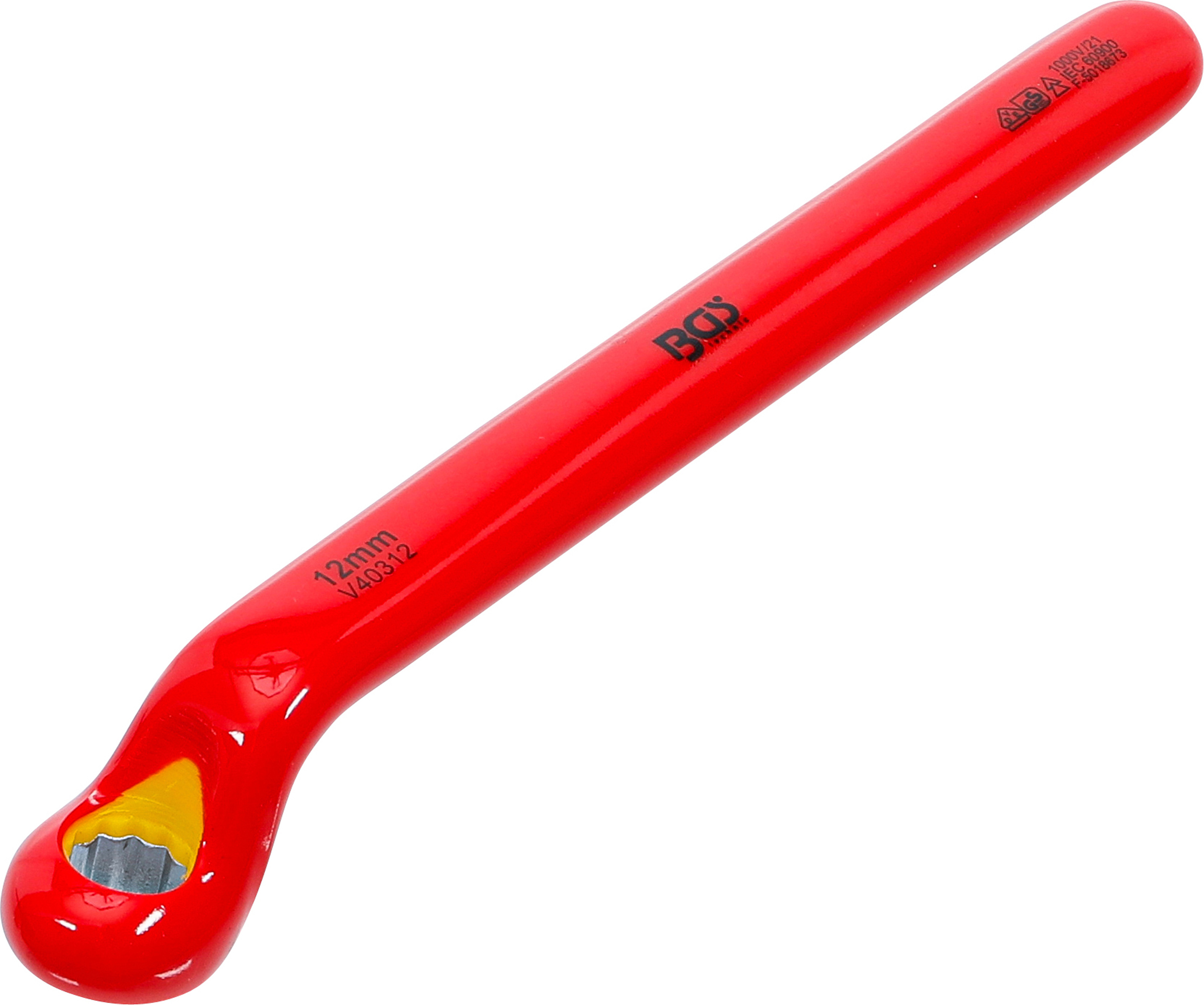 BGS VDE-Einringschlüssel | tief gekröpft | SW 12 mm