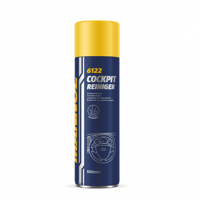 Mannol Cockpit Reiniger Spray Lavender Kunststoffpflege Lavendel 500 ml