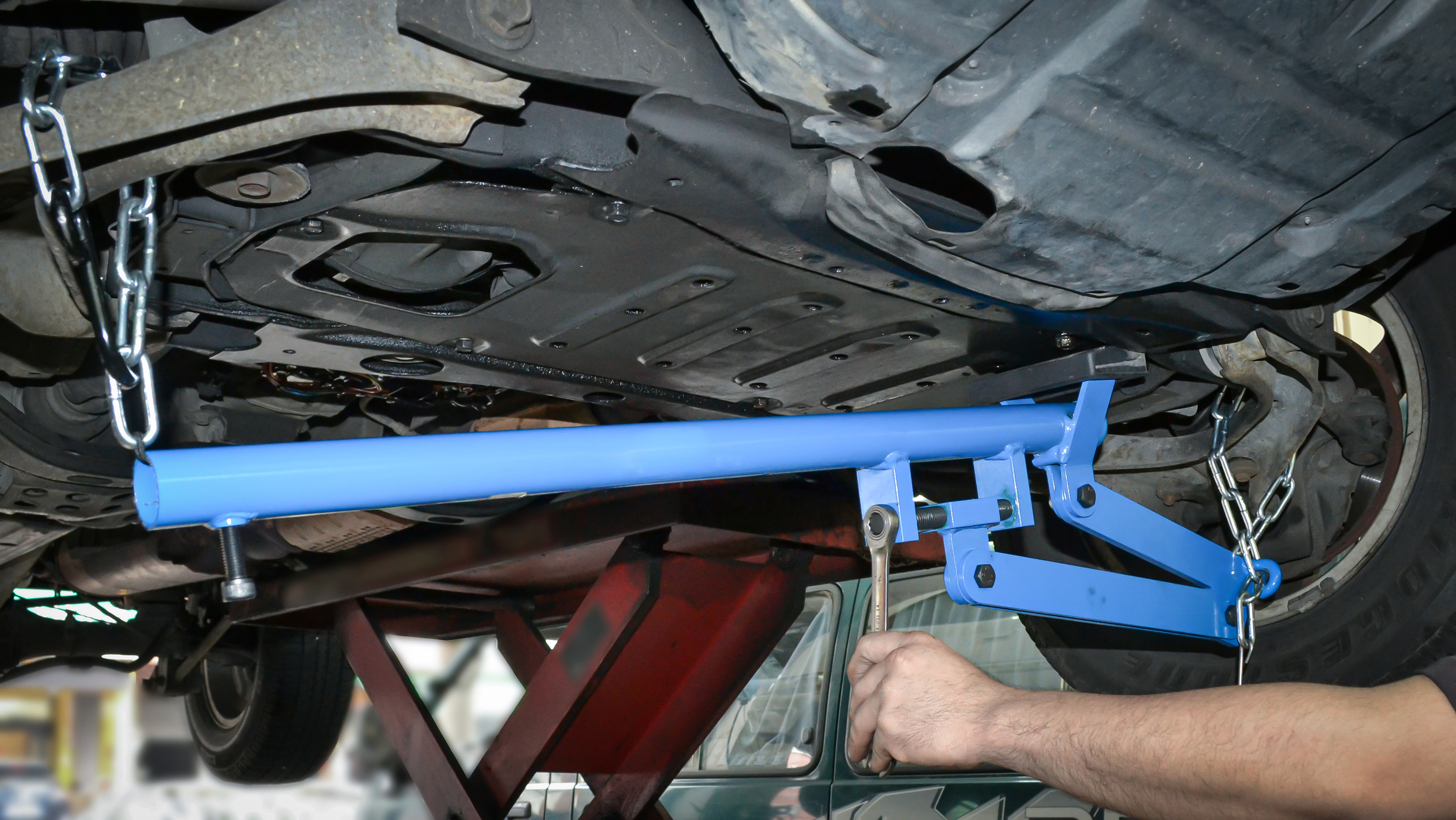 BGS Querlenker-Hebelwerkzeug | mit Kette