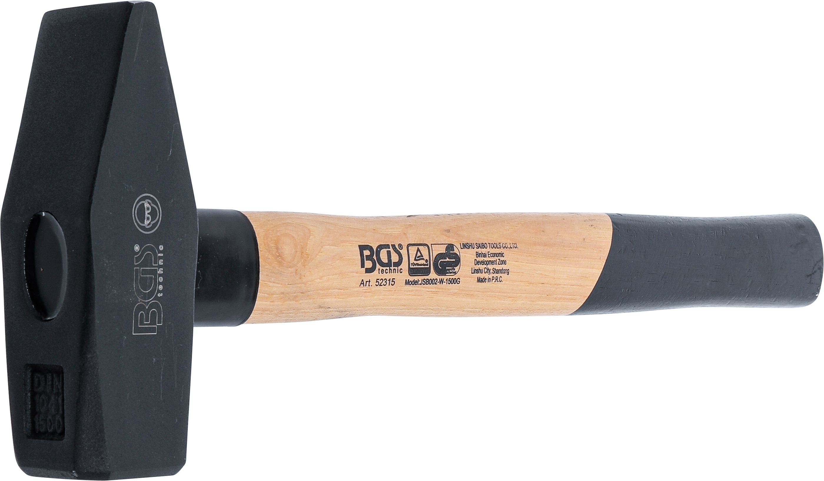 BGS Schlosserhammer | Hickory-Stiel | DIN 1041 | 1500 g