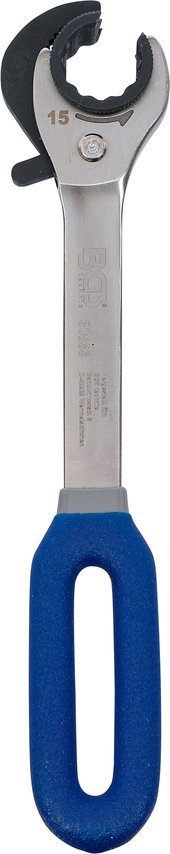 BGS Ratschen-Ringschlüssel, offen | SW 15 mm