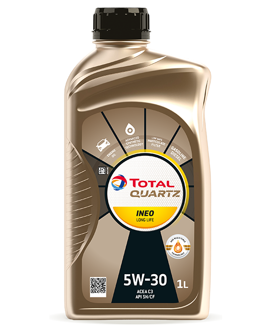 5W-30 Total Quartz Ineo Longlife Motoröl 1 Liter