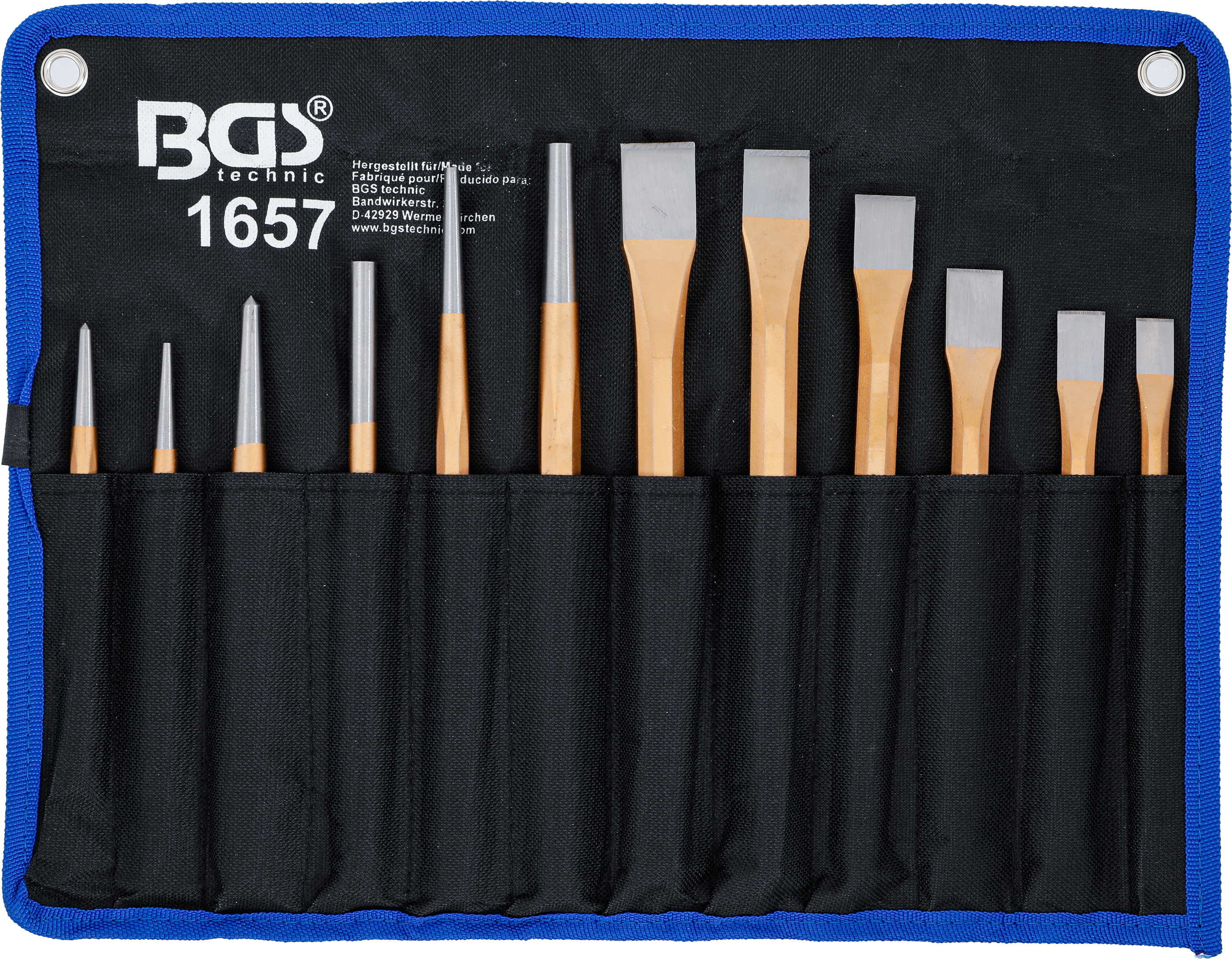 BGS Splintentreiber-/ Meissel-/ Körner-Satz | 12-tlg.