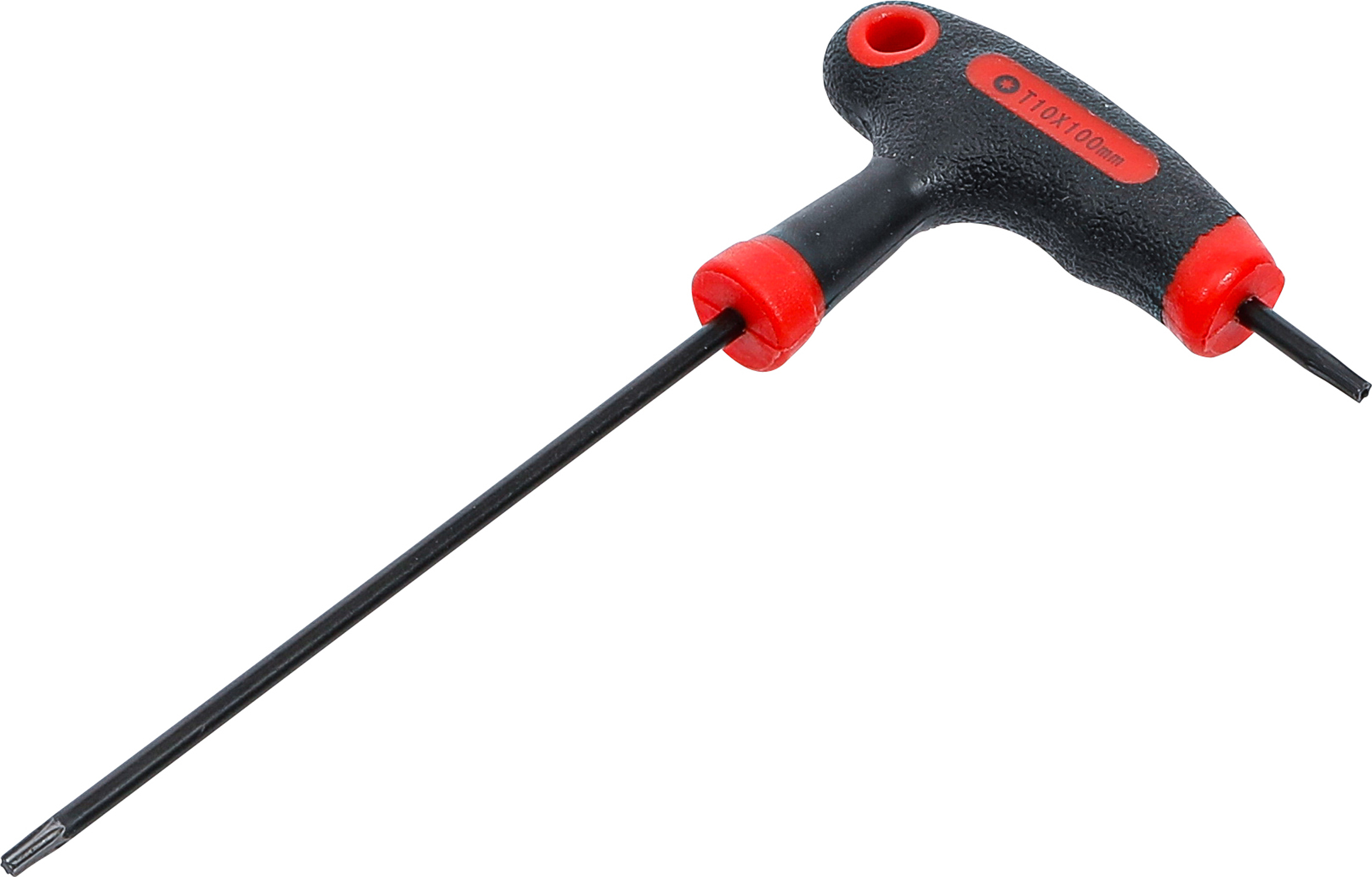 BGS Schraubendreher mit T-Griff und seitlicher Klinge | T-Profil (für Torx) mit/ohne Bohrung T10