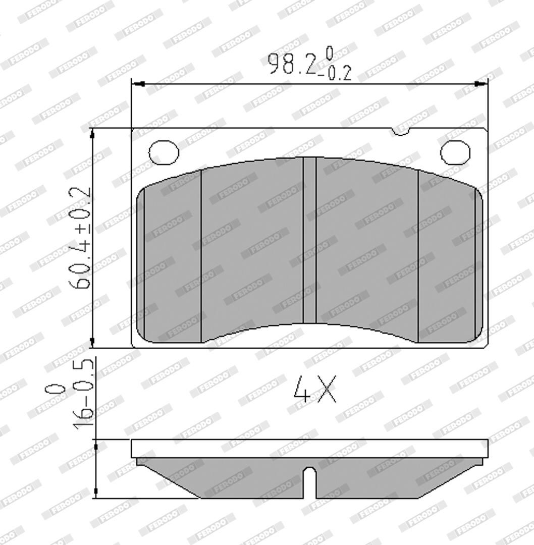 Bremsbelagsatz, Scheibenbremse