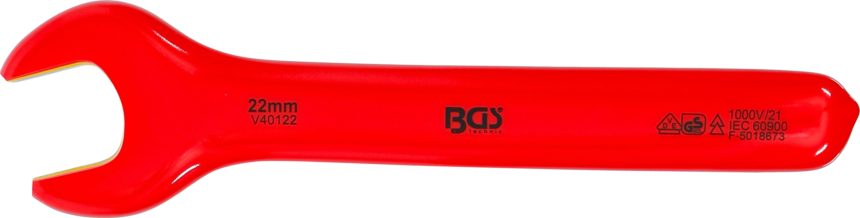 BGS VDE-Einmaulschlüssel | SW 22 mm