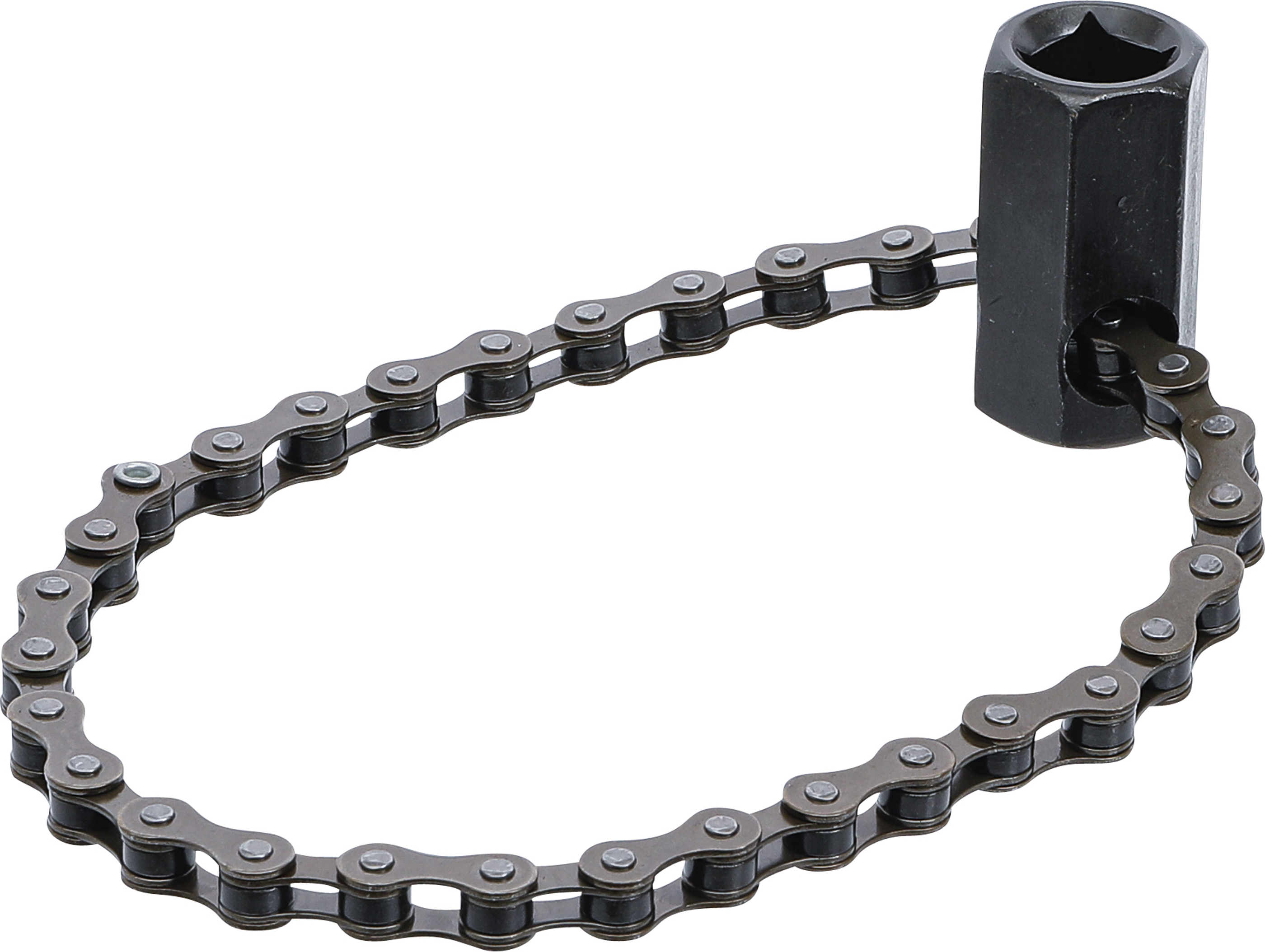 BGS Universal-Ölfilter-Kettenschlüssel | Antrieb Innenvierkant 12,5 mm (1/2") | Ø 100 mm