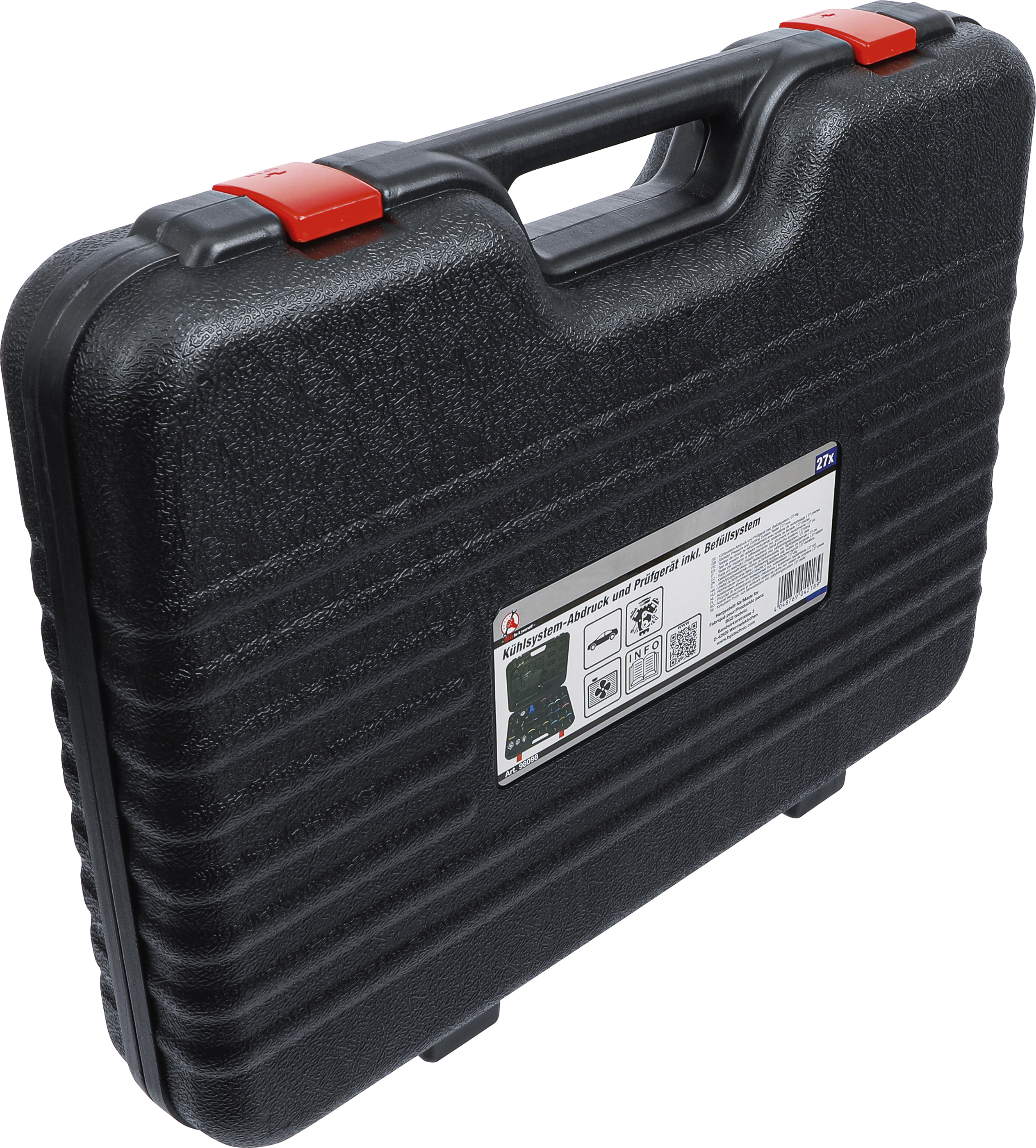 BGS Kühlsystem-Abdruck und Prüfgerät inkl. Befüllsystem | 27-tlg.