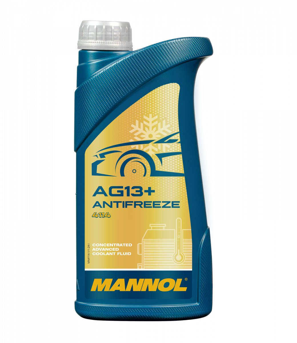Mannol 4114 Kühlerfrostschutz Antifreeze AG13+ Advanced Konzentrat 1 Liter