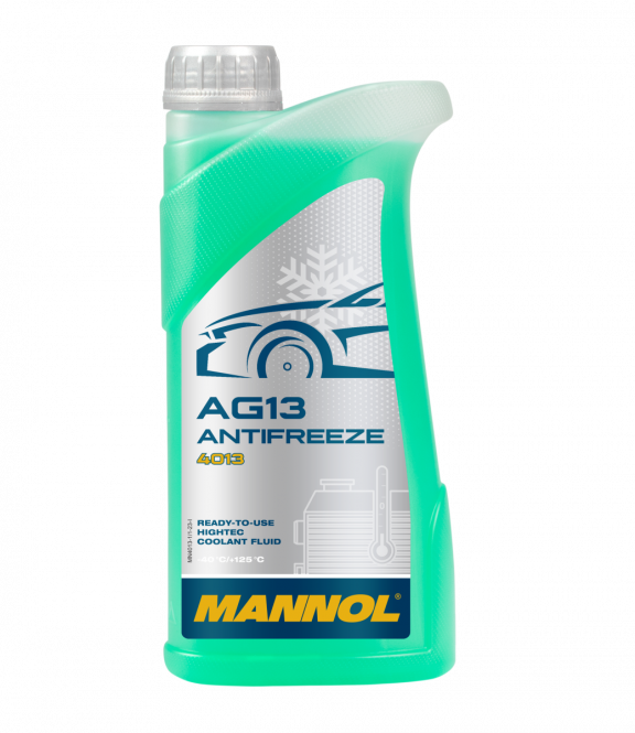 Mannol 4013 Kühlerfrostschutz Antifreeze AG13 Hightec -40 Fertigmischung 1 Liter