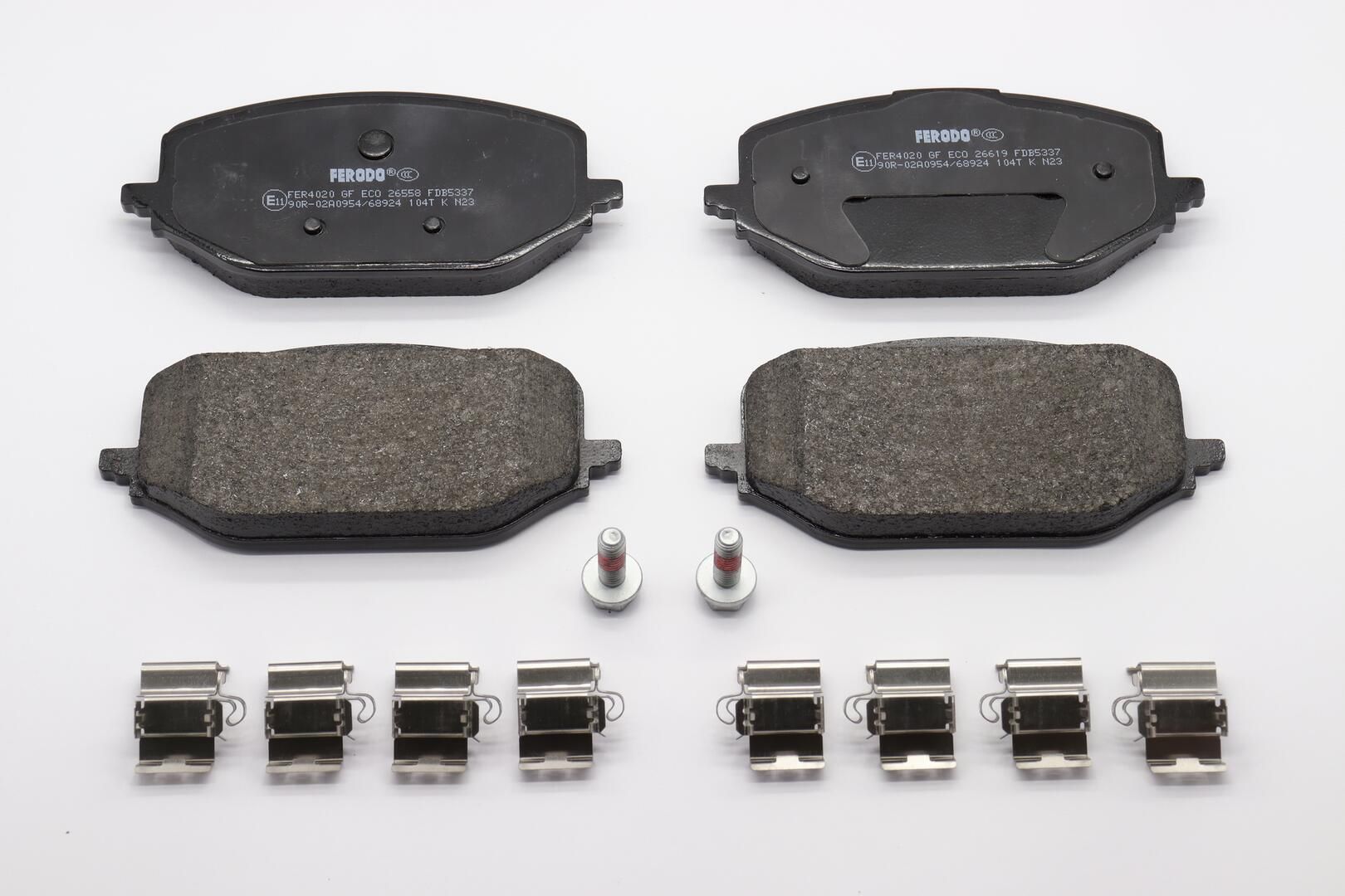 Bremsbelagsatz, Scheibenbremse