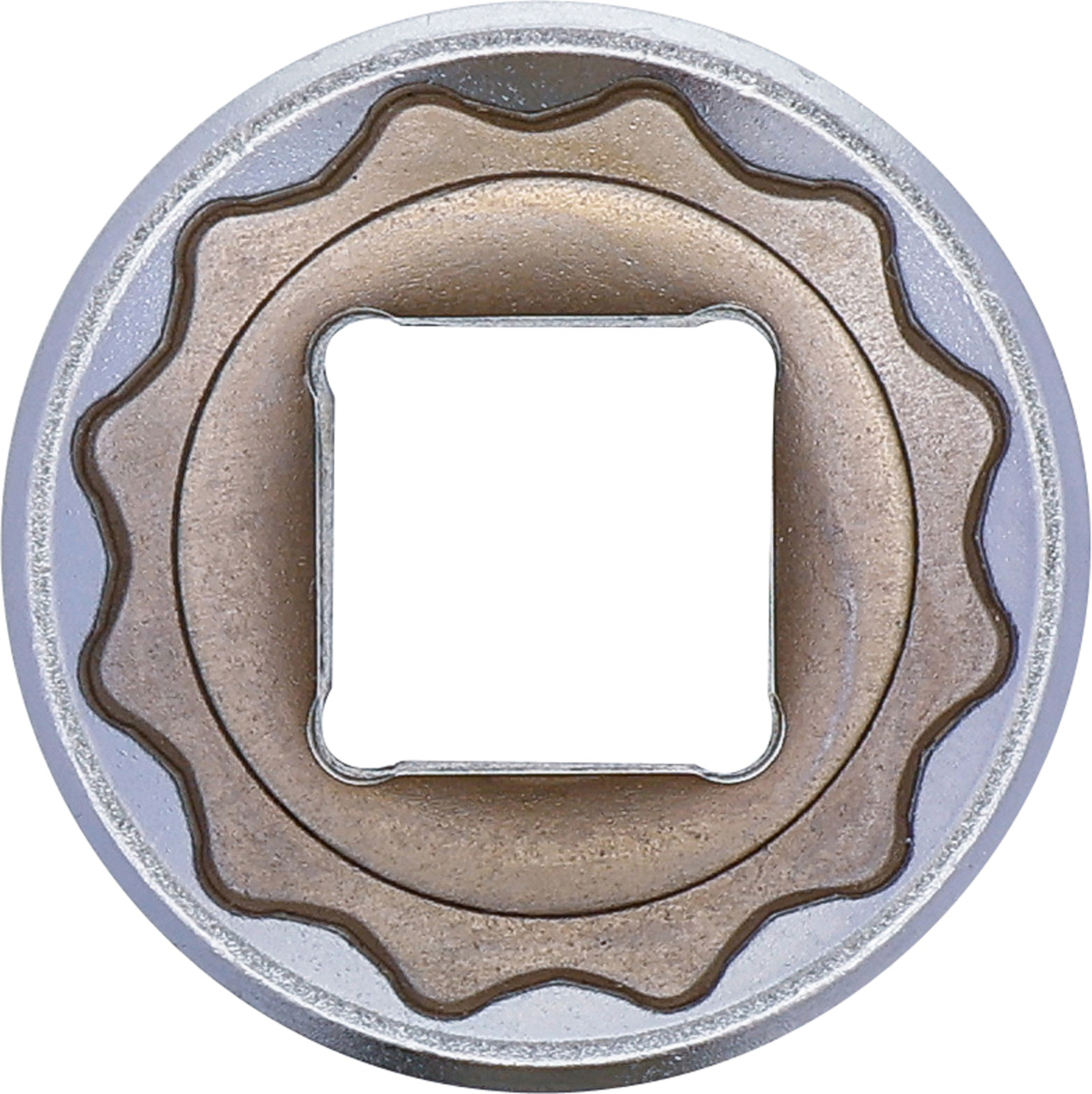 BGS Steckschlüssel-Einsatz Zwölfkant | Antrieb Innenvierkant 12,5 mm (1/2") | SW 24 mm