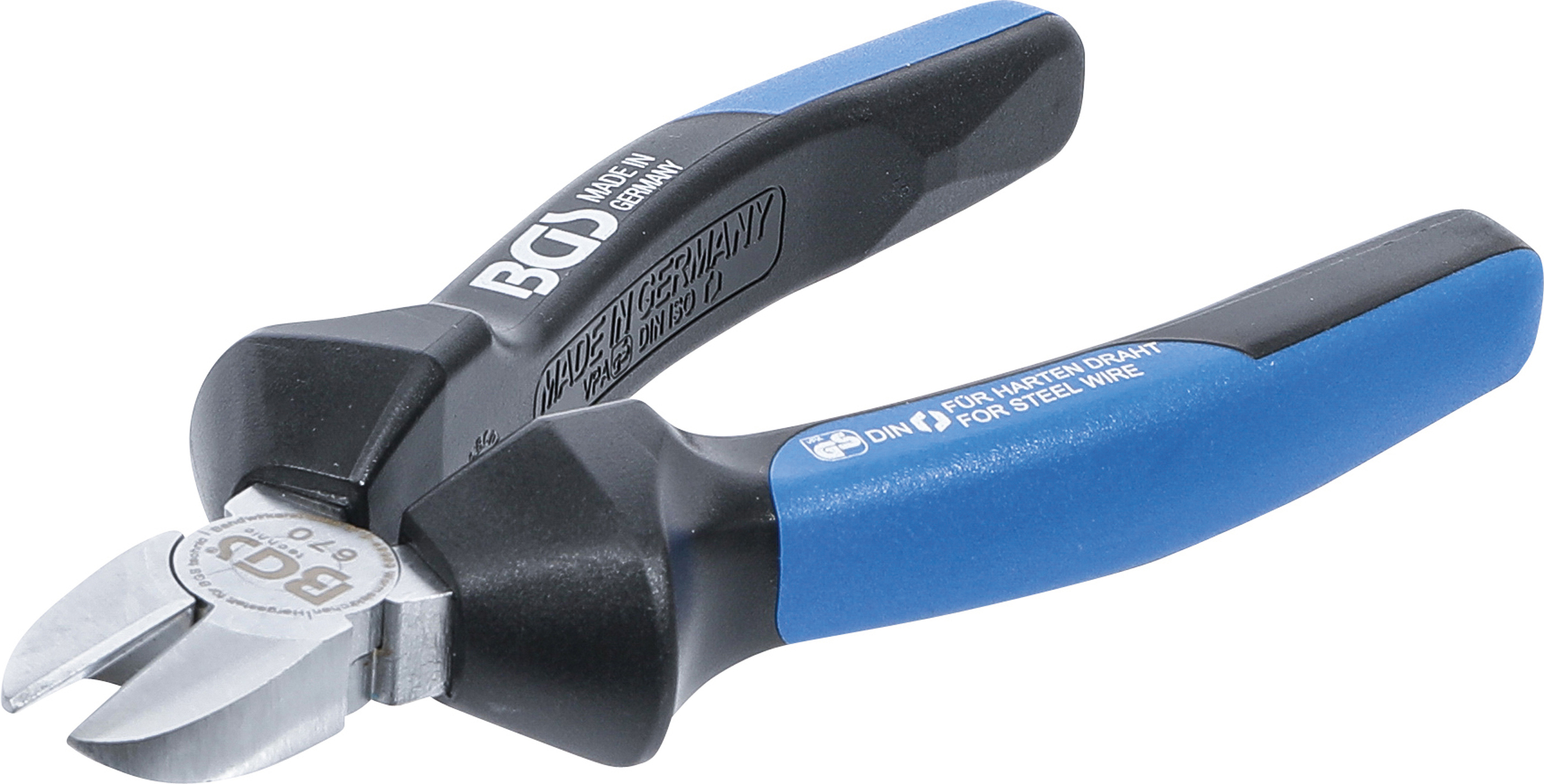 BGS Seitenschneider | für harten Draht | 160 mm