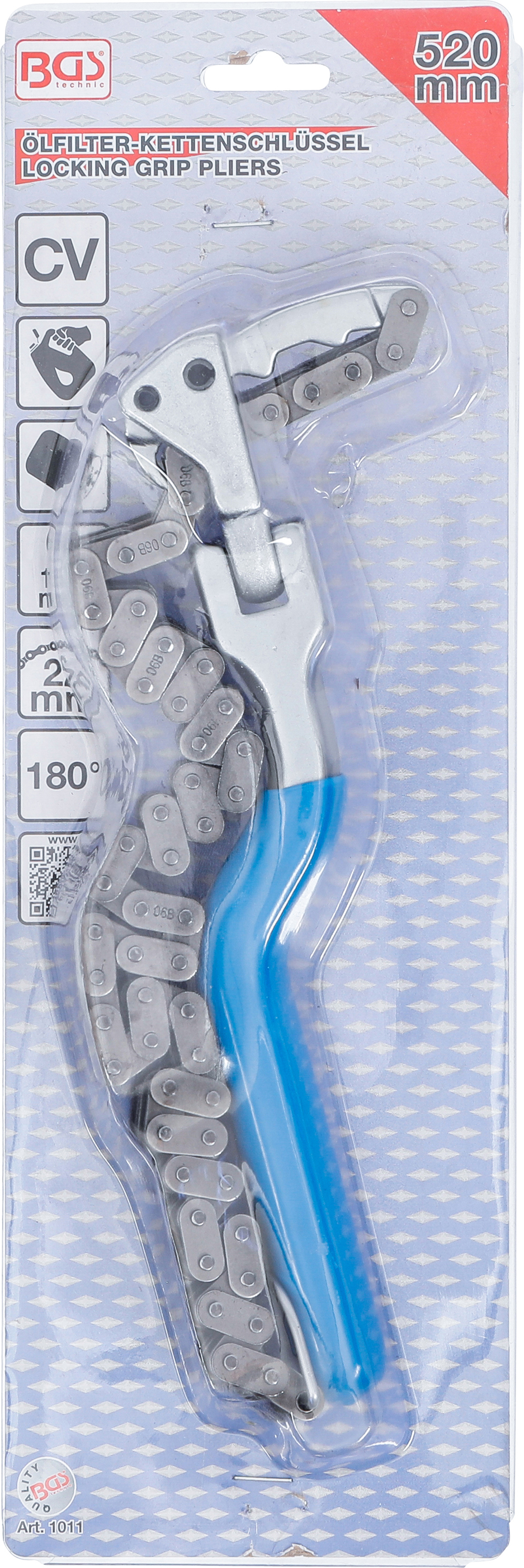 BGS Ölfilter-Kettenschlüssel | Ø 60 - 160 mm