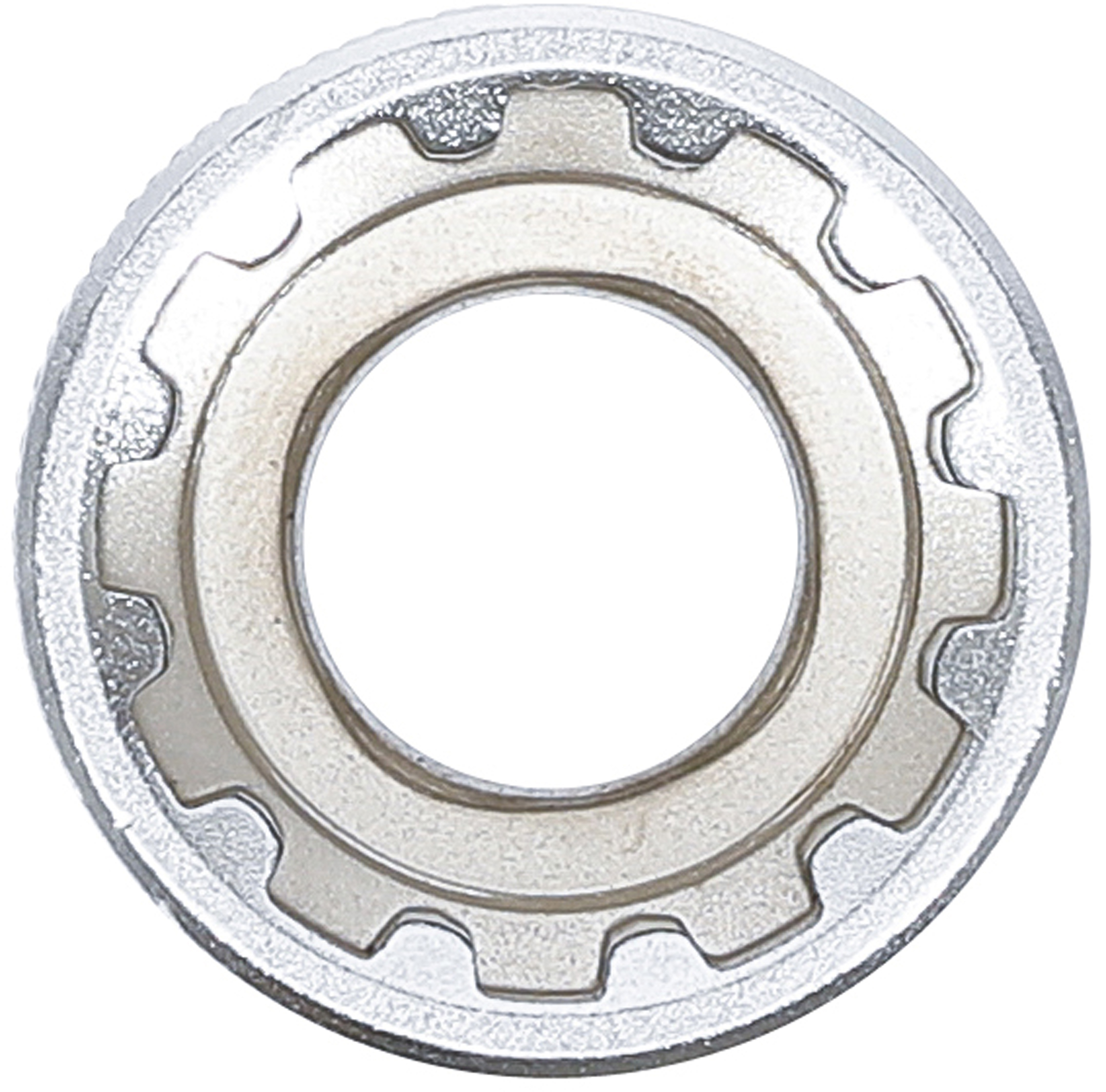 BGS Steckschlüssel-Einsatz Gear Lock | Antrieb Innenvierkant 12,5 mm (1/2") | SW 18 mm