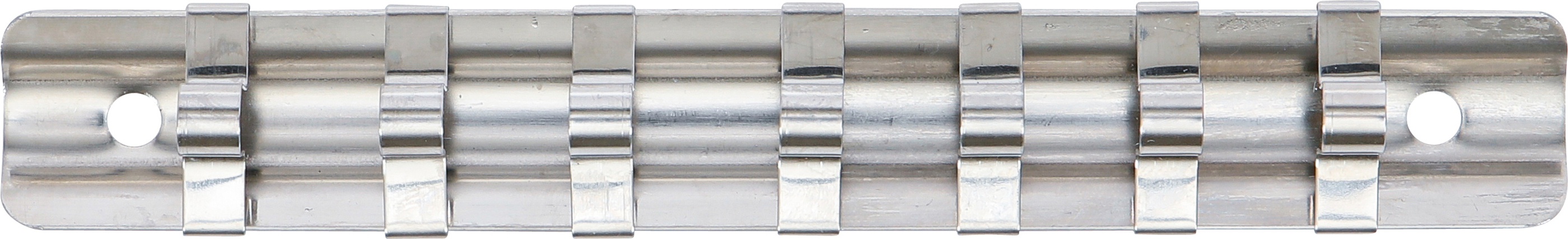 BGS Aufsteckschiene mit 7 Clips | 6,3 mm (1/4")