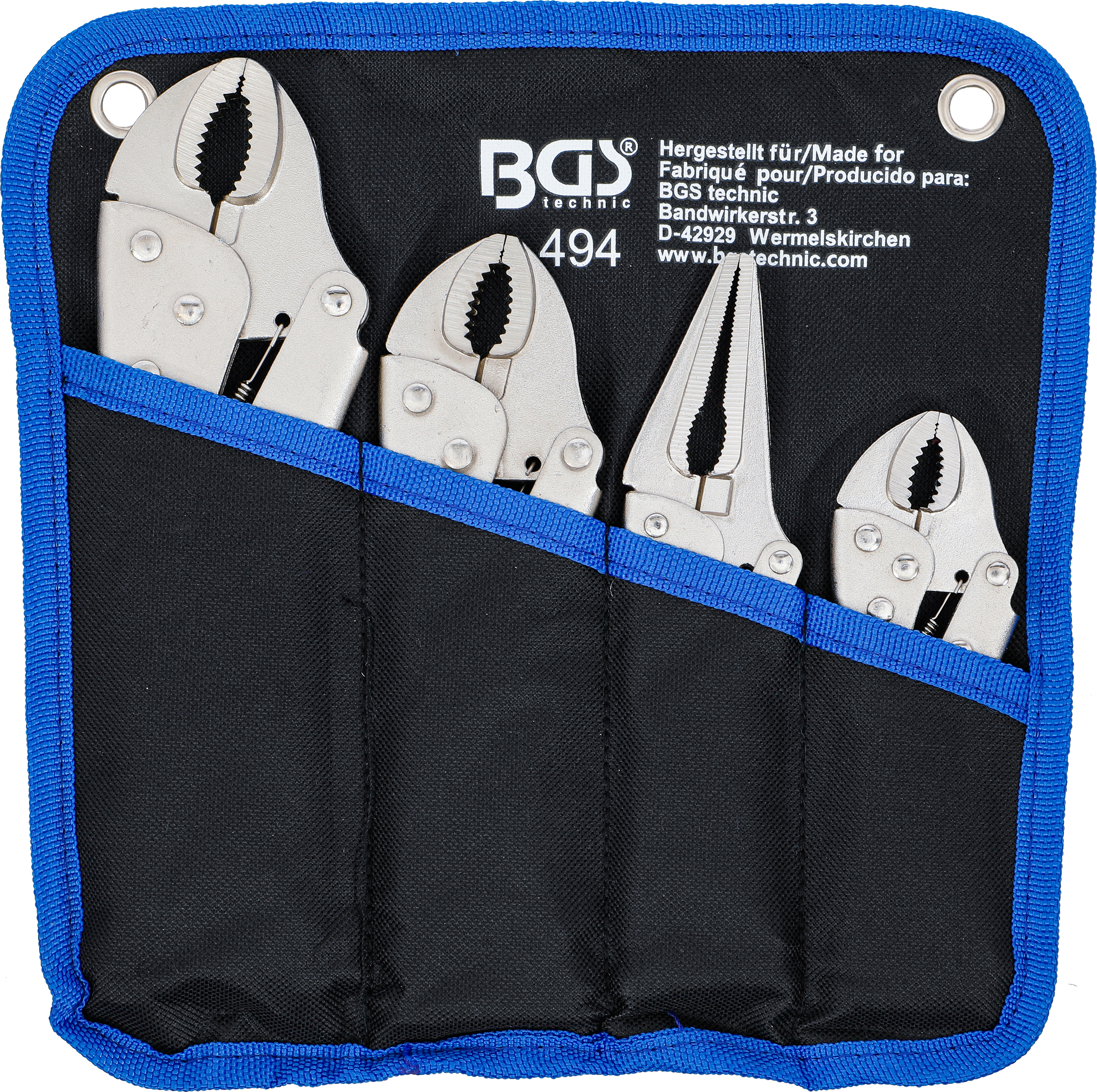 BGS Gripzangen-Satz | 4-tlg.