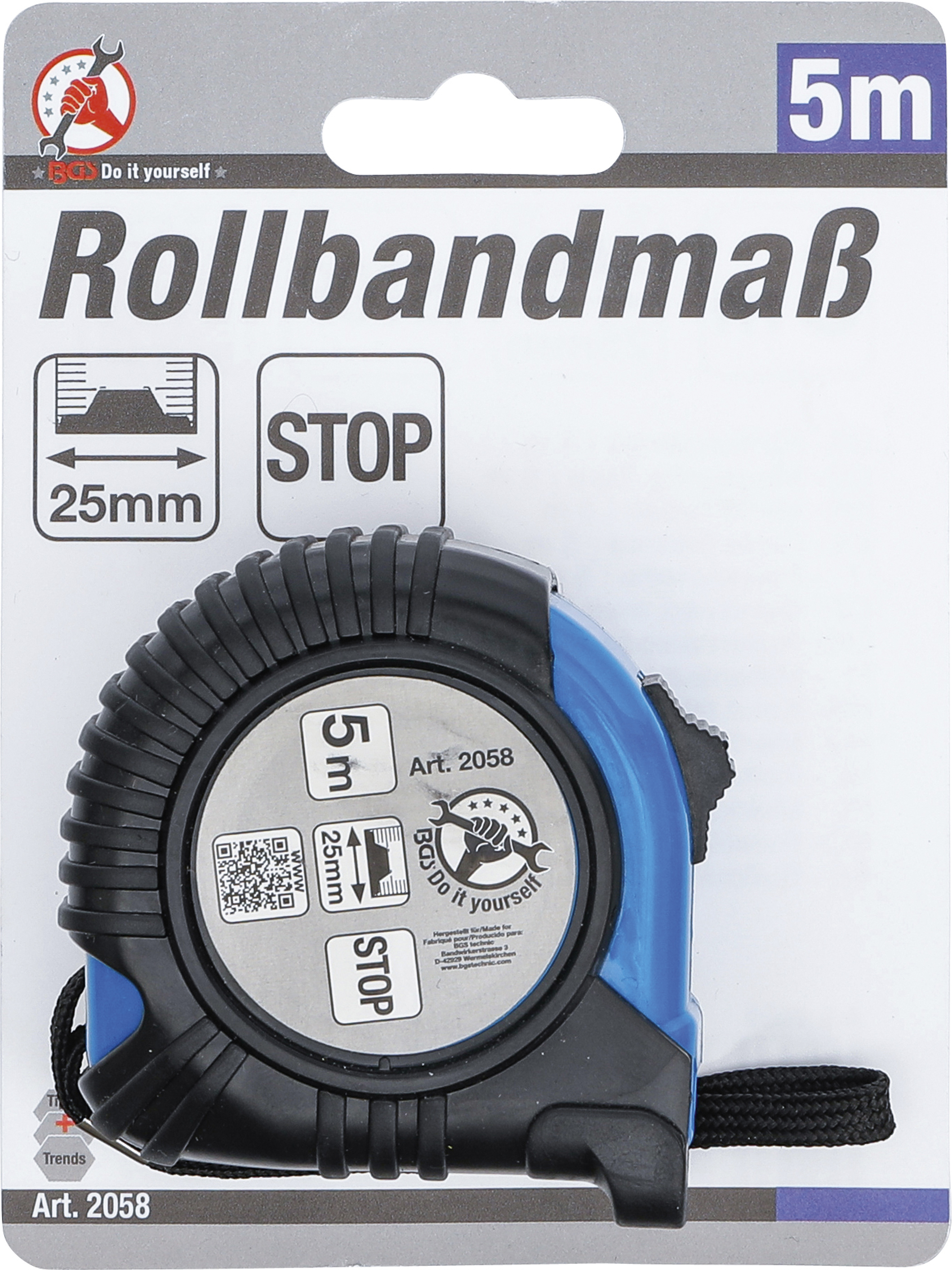 BGS Rollbandmaß | 25 mm x 5 m