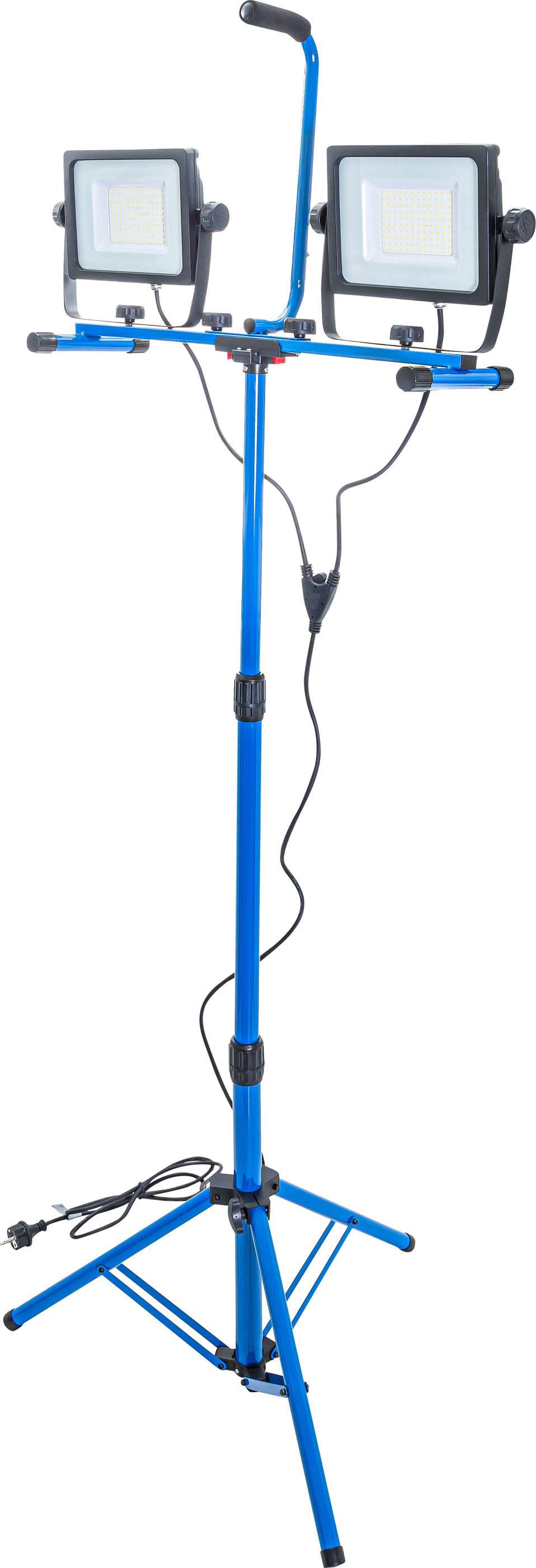 BGS Duo-SMD-LED-Arbeits-Strahler | mit Stativ | 2 x 70 W