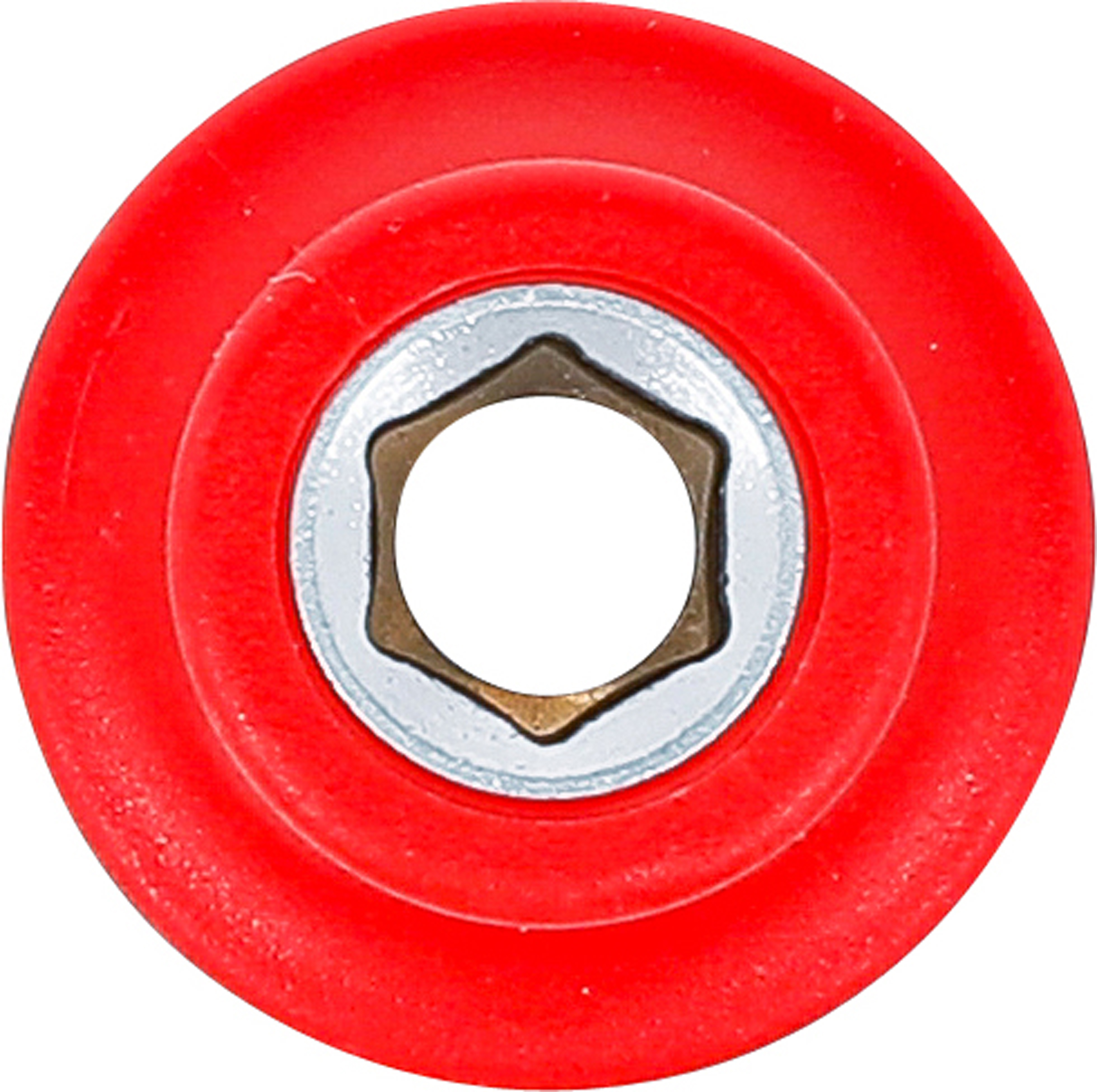 BGS VDE-Steckschlüssel-Einsatz Sechskant | Antrieb Innenvierkant 10 mm (3/8") | SW 7 mm