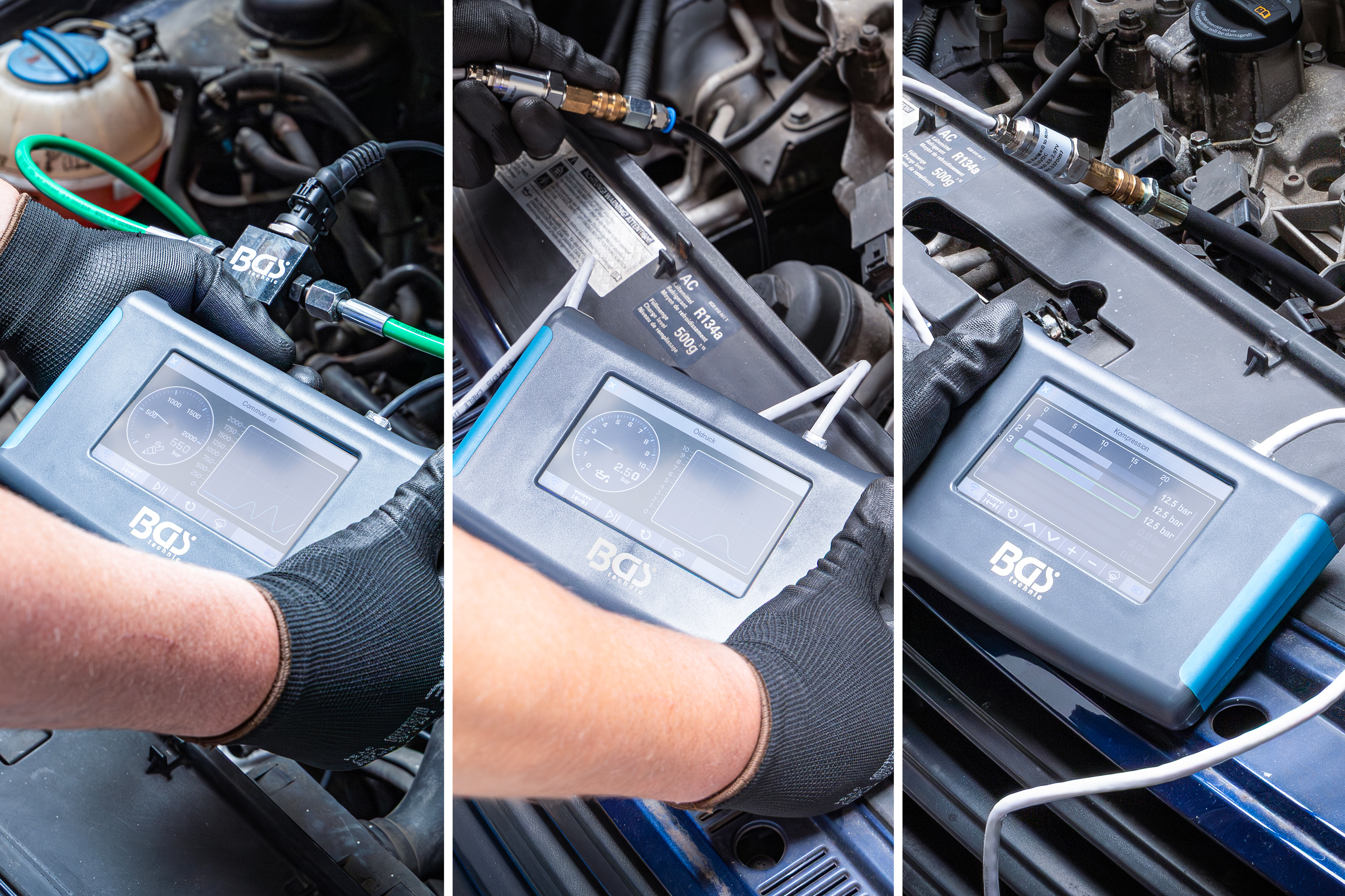 BGS Digitaler Druck- und Kompressionstester