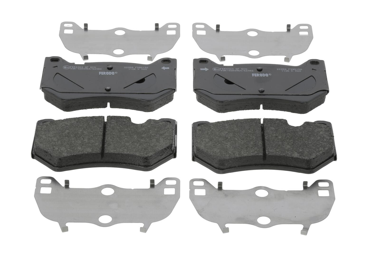 Bremsbelagsatz, Scheibenbremse