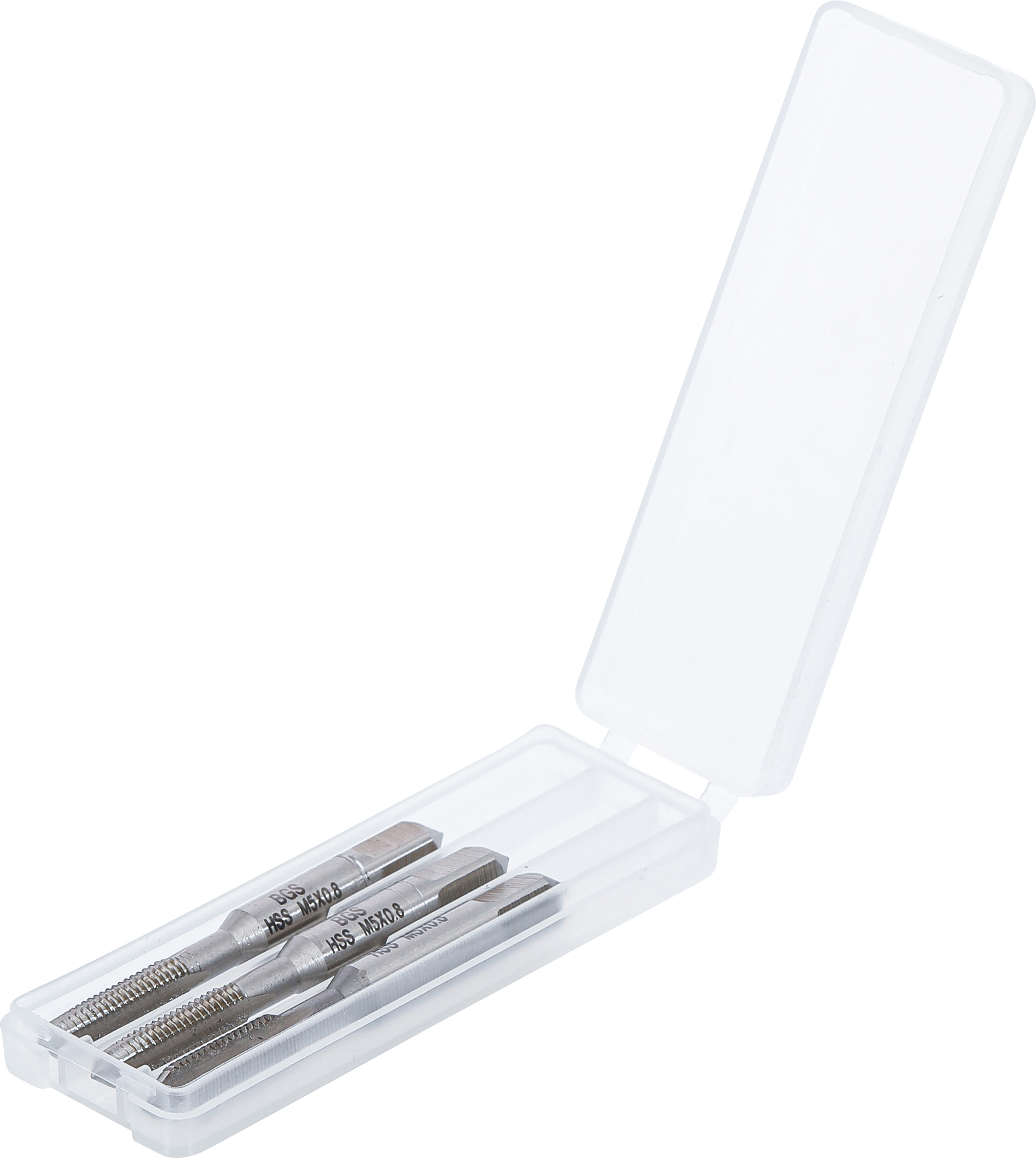 BGS Gewindebohrer-Satz | Vor-, Mittel- und Fertigschneider | HSS-G | M5 x 0,8 | 3-tlg.