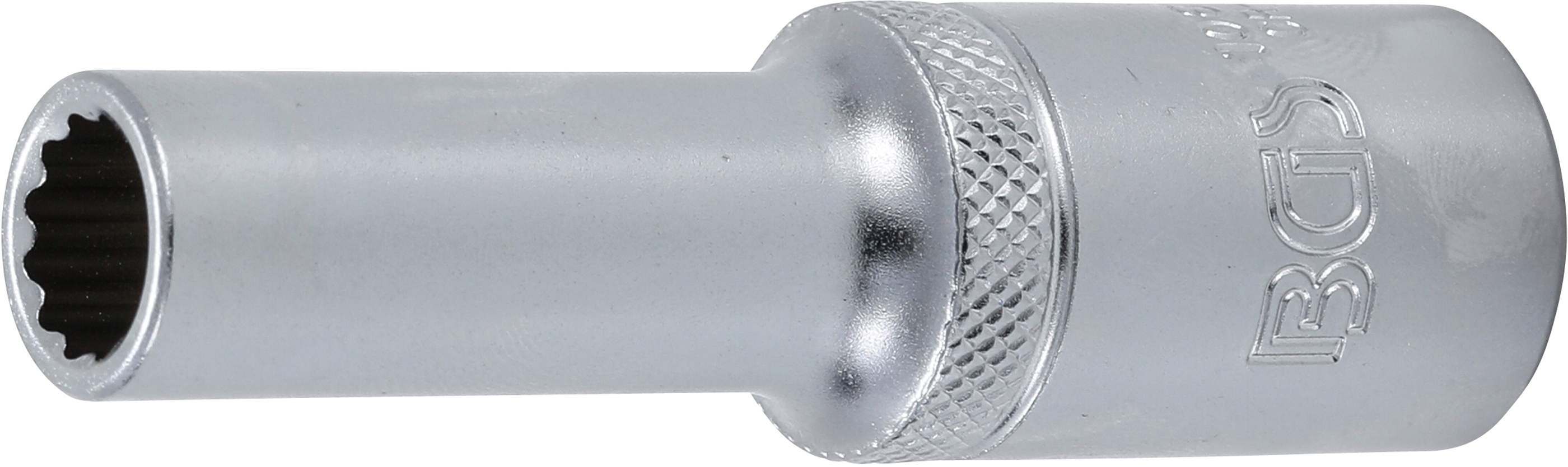 BGS Steckschlüssel-Einsatz Zwölfkant, tief | Antrieb Innenvierkant 12,5 mm (1/2") | SW 10 mm