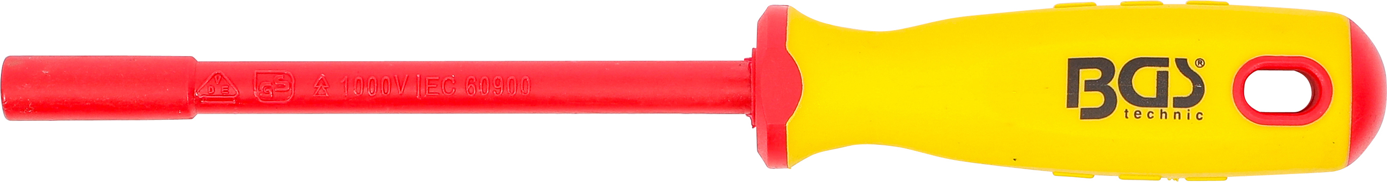 BGS VDE-Steckschlüssel-Schraubendreher | Sechskant | SW 5 mm | Klingenlänge 125 mm