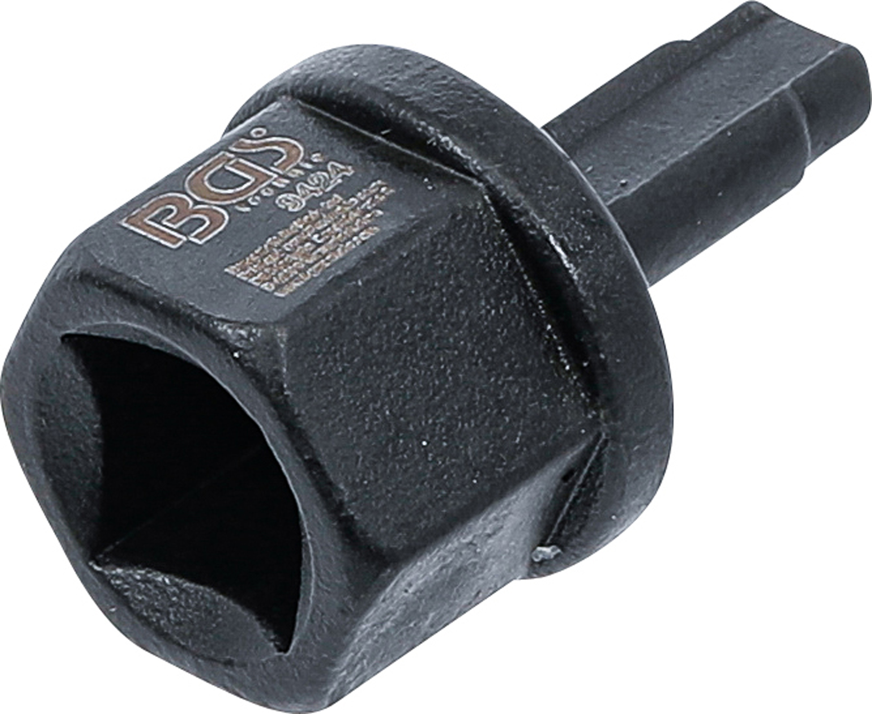 BGS Ölablassschrauben-Spezialprofil-Bit-Einsatz | Antrieb Innenvierkant 10 mm (3/8") | für VAG