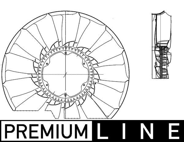 Lüfterrad, Motorkühlung
