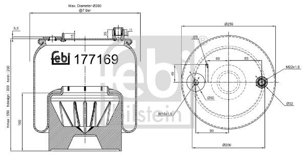 Federbalg, Luftfederung