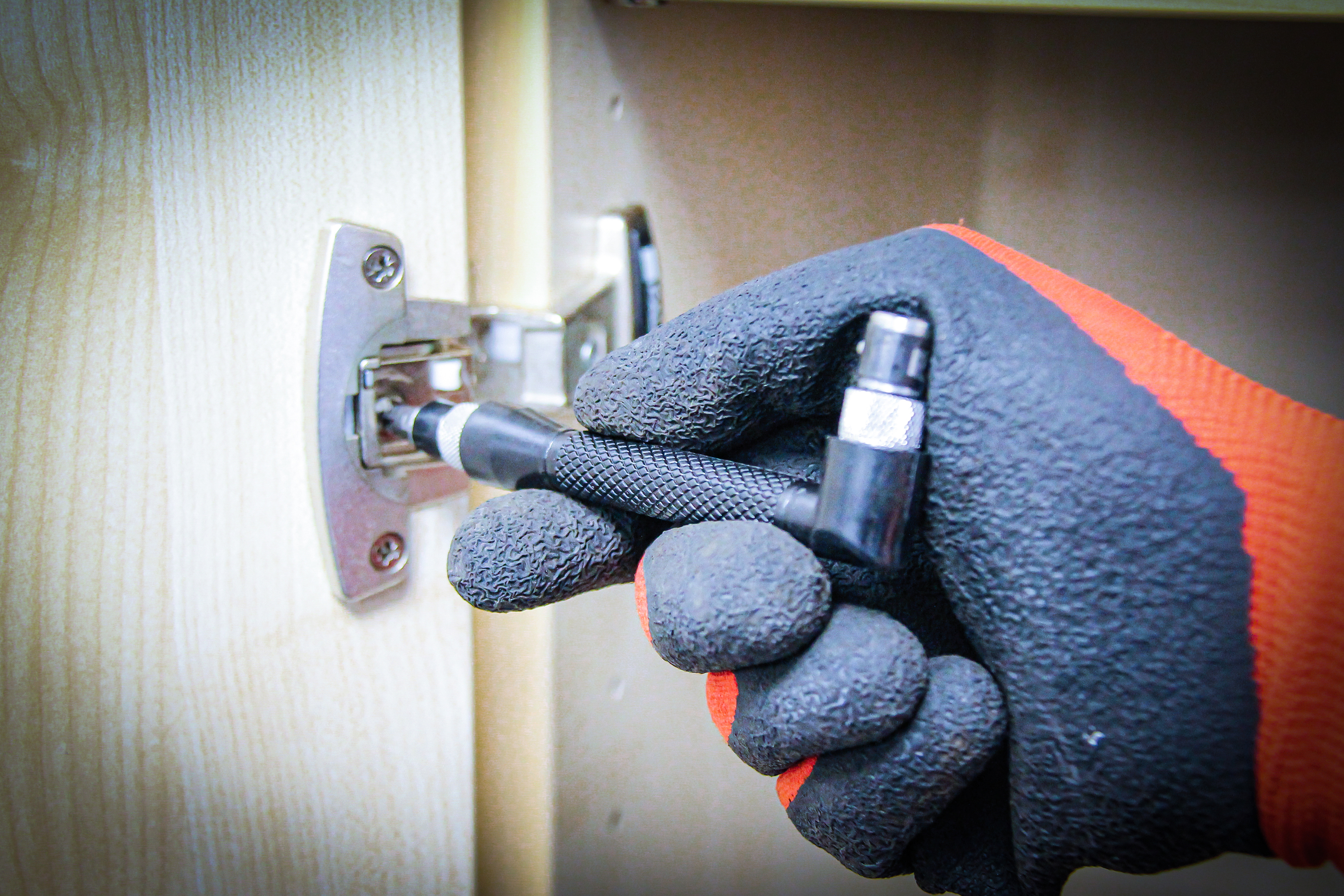 BGS Winkelschrauber mit 7 Doppelklingen-Bits | Antrieb Außensechskant 6,3 mm (1/4") | 8-tlg.