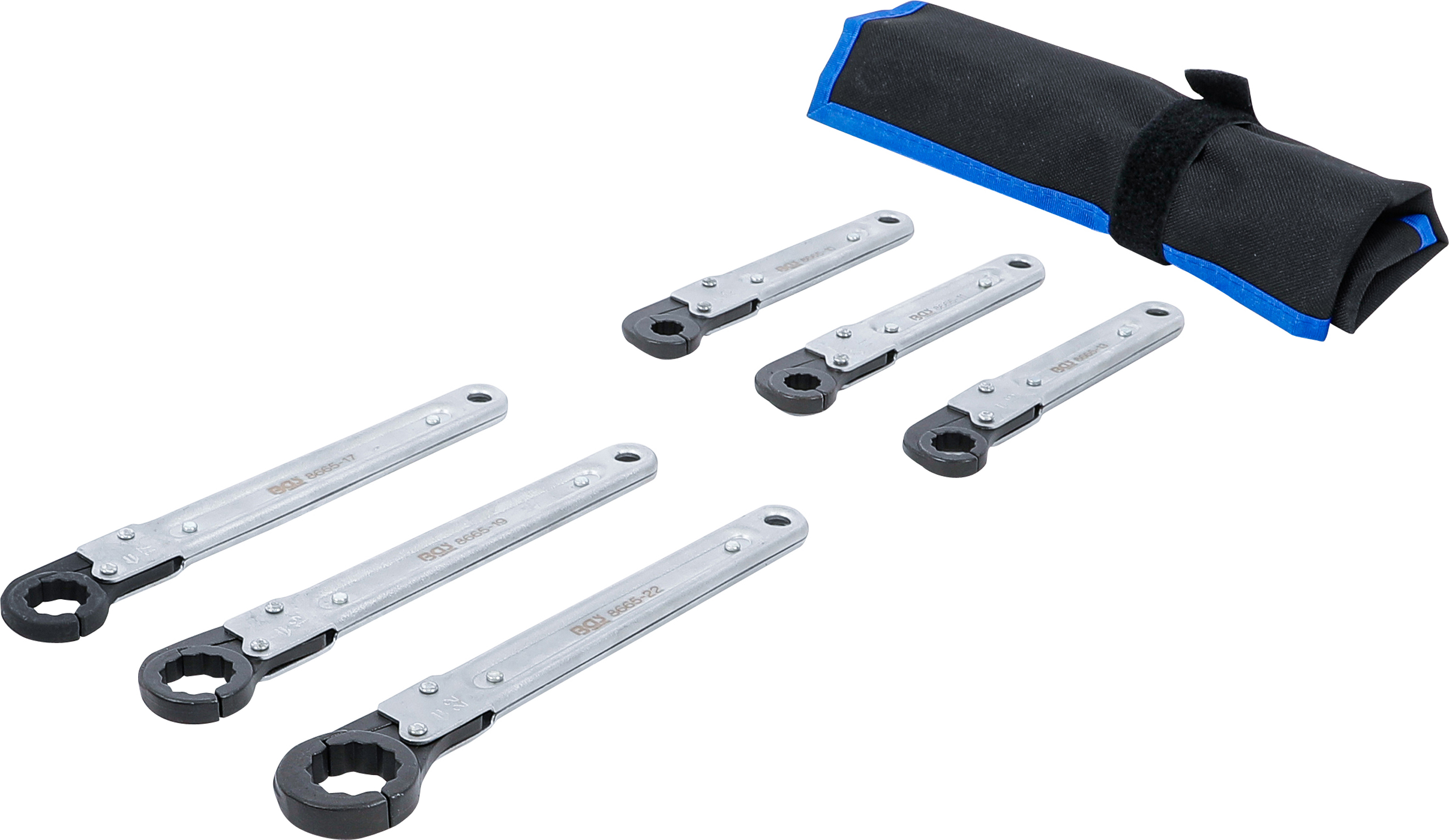 BGS Leitungs-Ratschenschlüssel-Satz | 6-tlg.