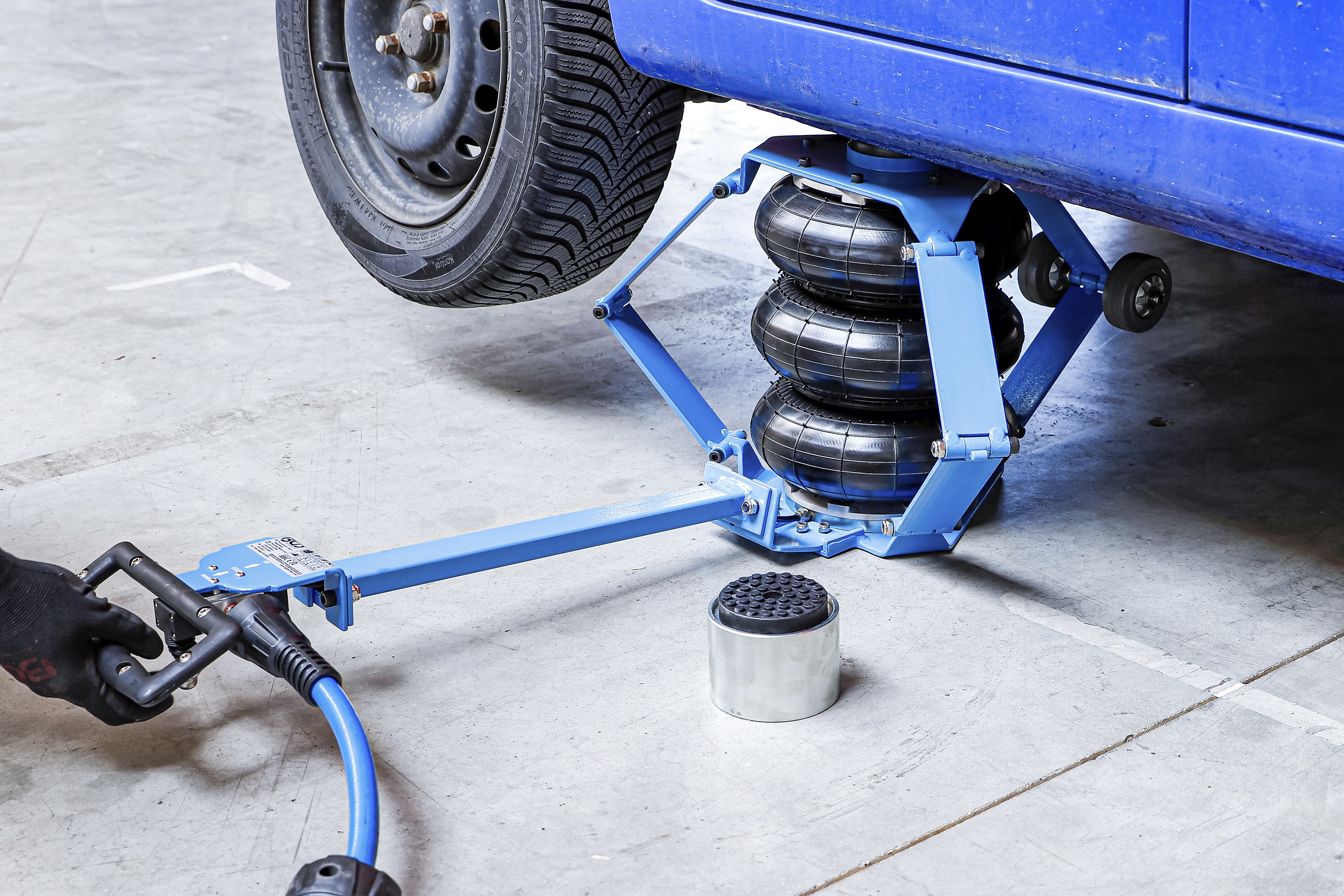 BGS Pneumatischer Ballon-Wagenheber | fahrbar | max. 505 mm | 2000 kg